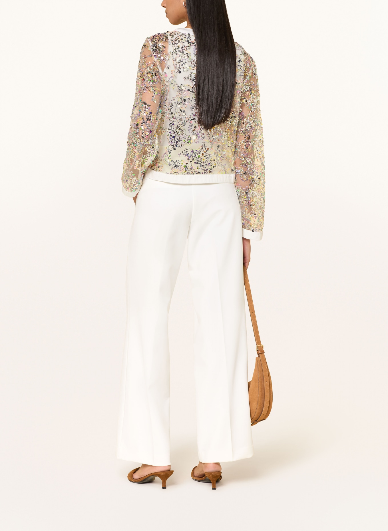 MILANO ITALY Marlenehose: CREME