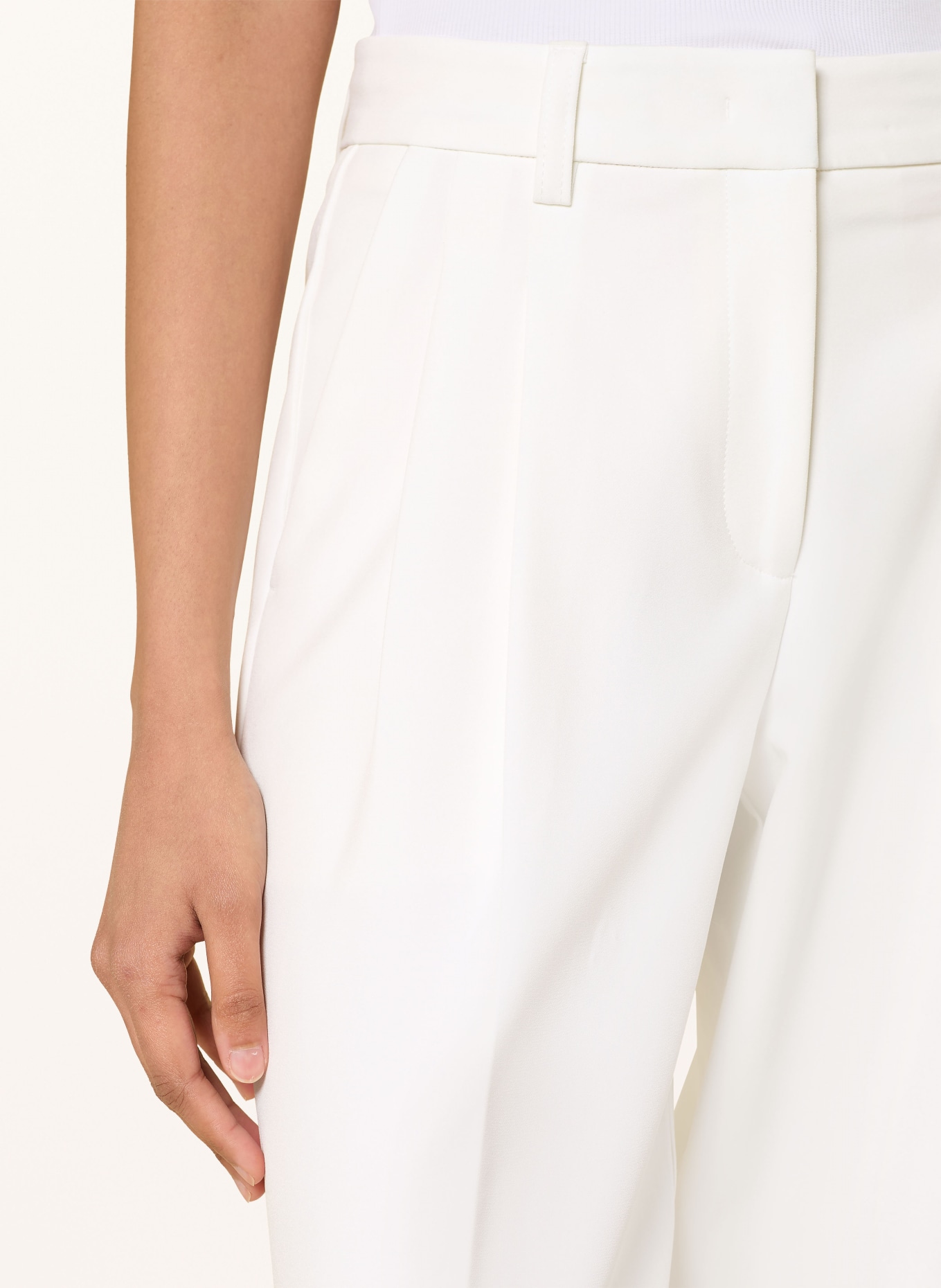 MILANO ITALY Marlenehose: CREME