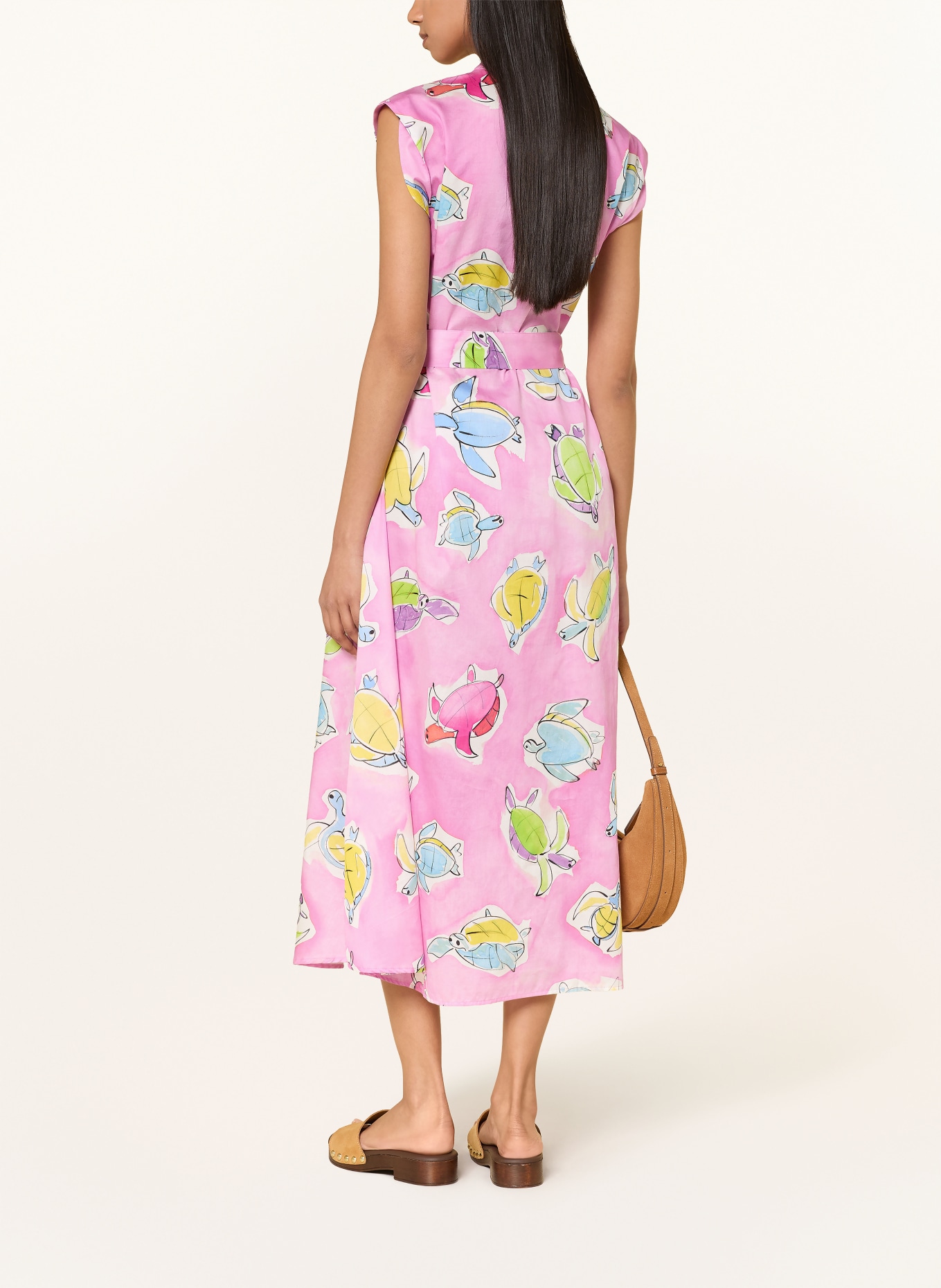 MILANO ITALY Kleid: ROSA / GELB / WEISS