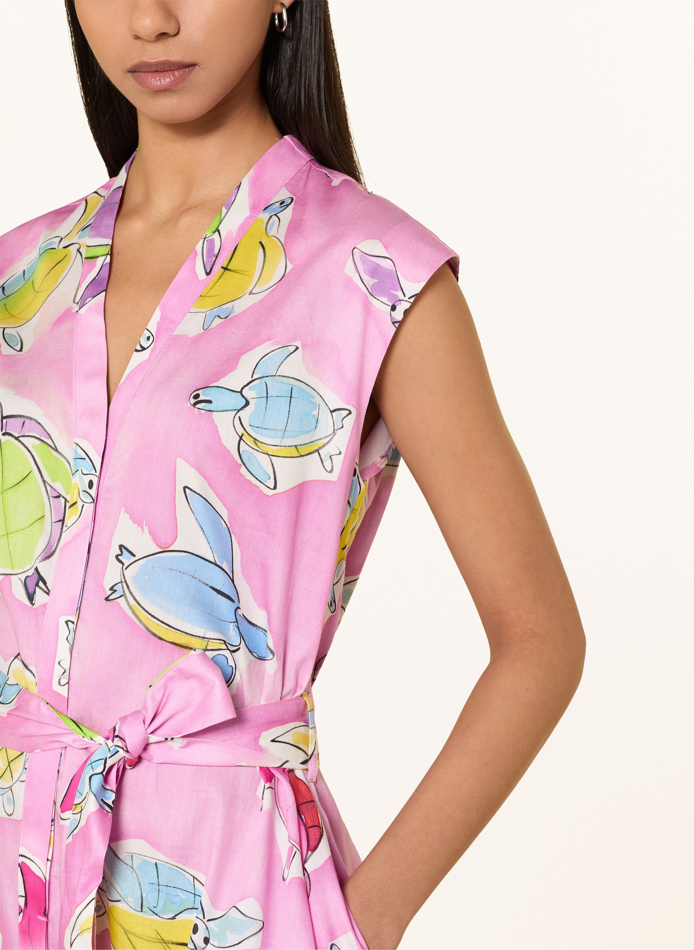 MILANO ITALY Kleid: ROSA / GELB / WEISS