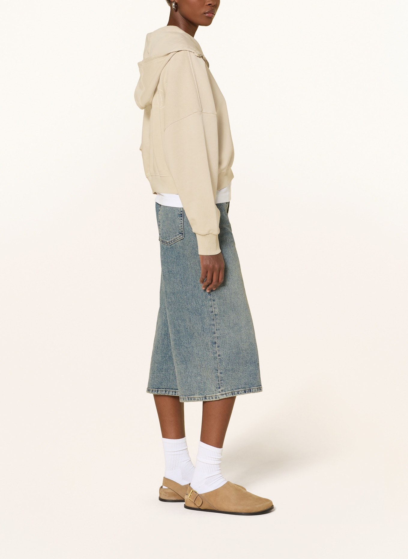 Marc O'Polo sweat à capuche: BEIGE