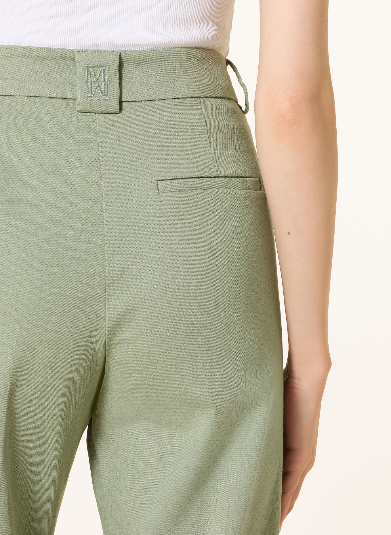 Marc O'Polo Marlenehose: HELLGRÜN