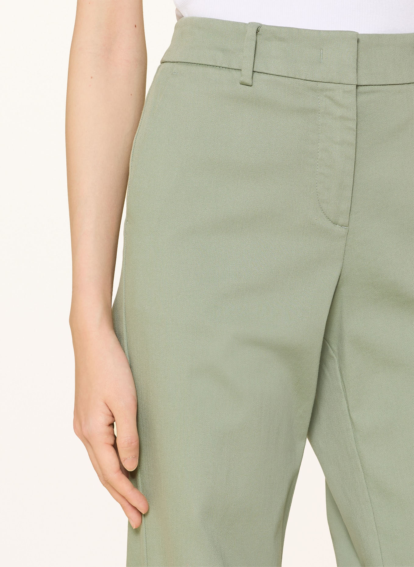 Marc O'Polo Marlenehose: HELLGRÜN