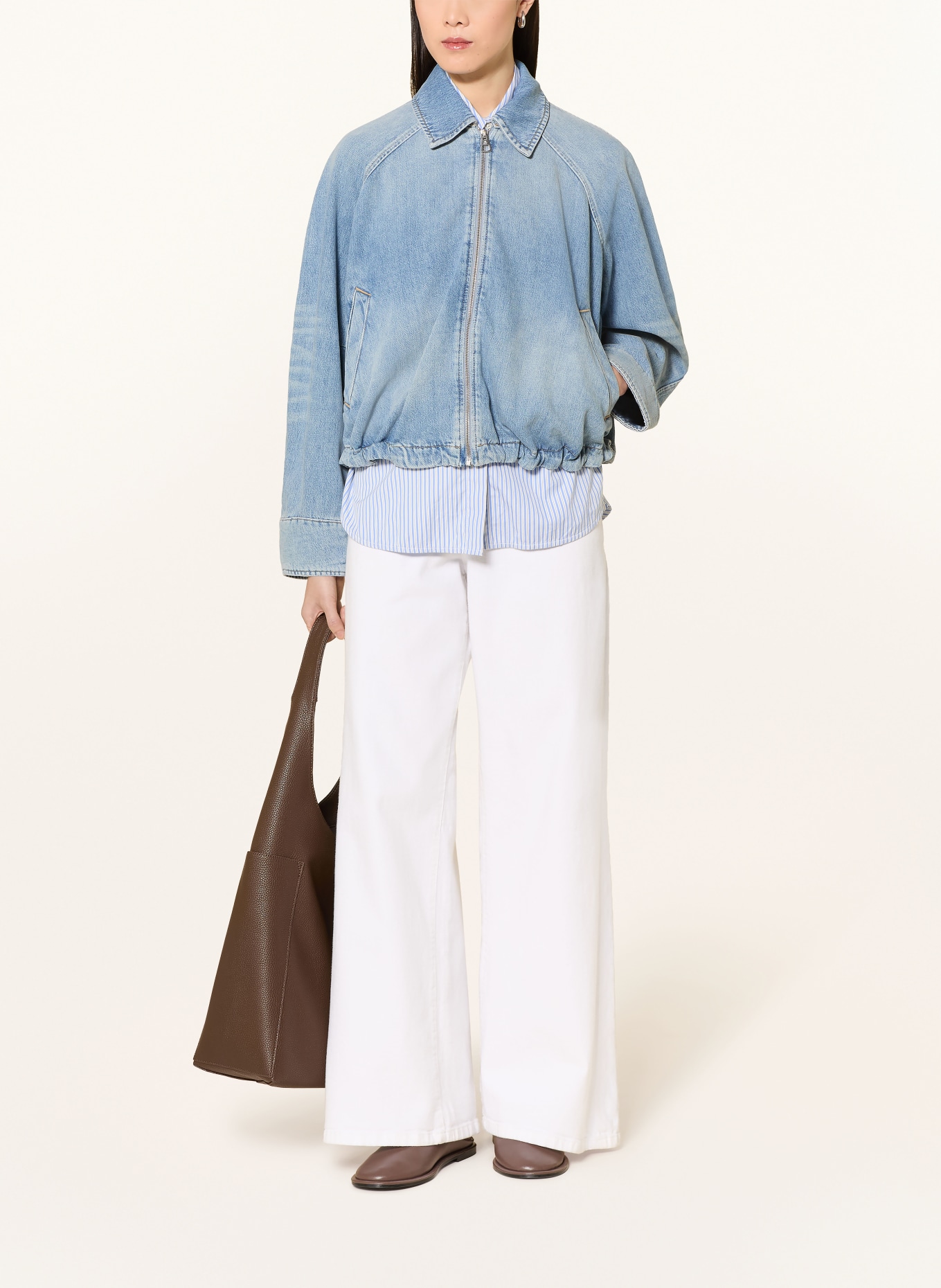 Marc O'Polo spijkerjasje: 013 Authentic light blue wash