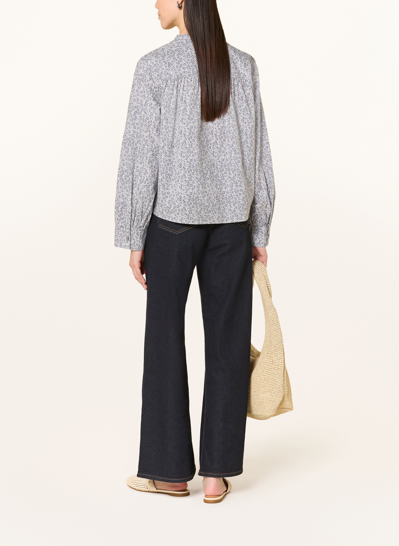 Marc O'Polo chemisier: BLEU CLAIR / BLEU FONCÉ / BLANC