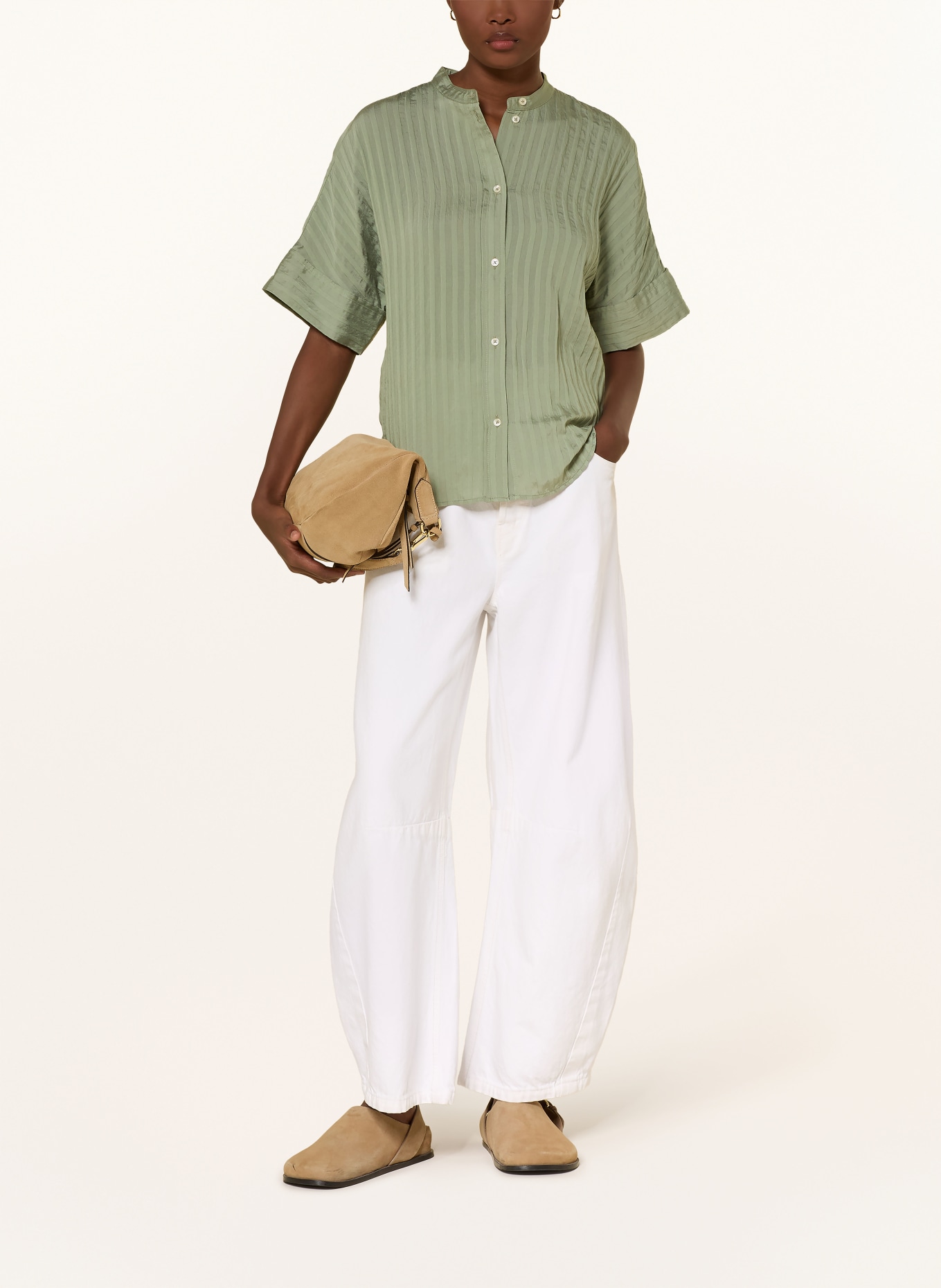 Marc O'Polo chemisier: VERT CLAIR