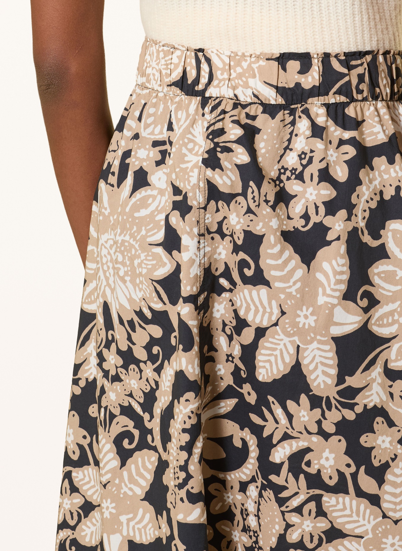 Marc O'Polo rok: TAUPE / DONKERBLAUW / WIT