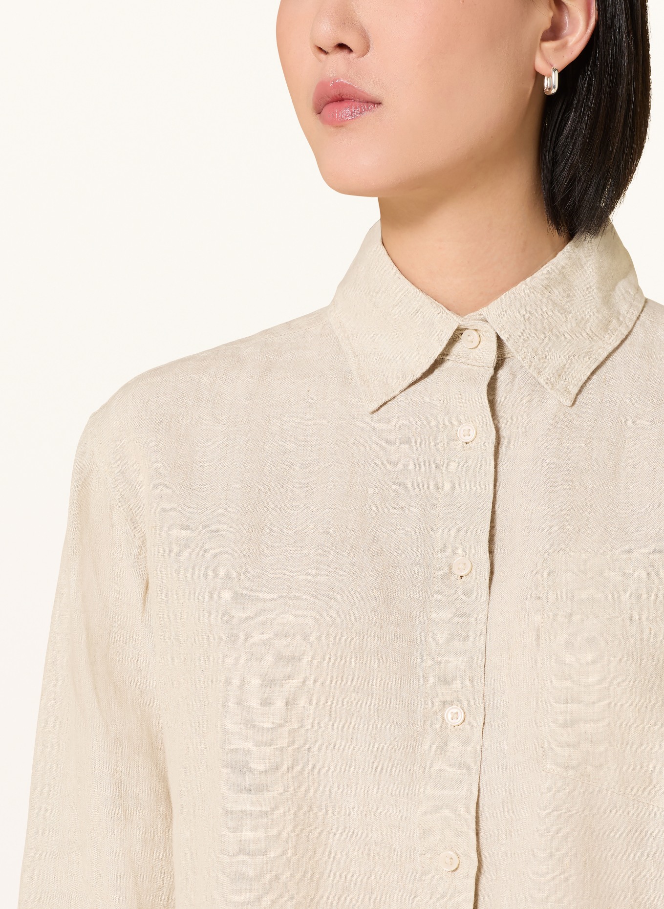 Marc O'Polo Chemise en lin: BEIGE