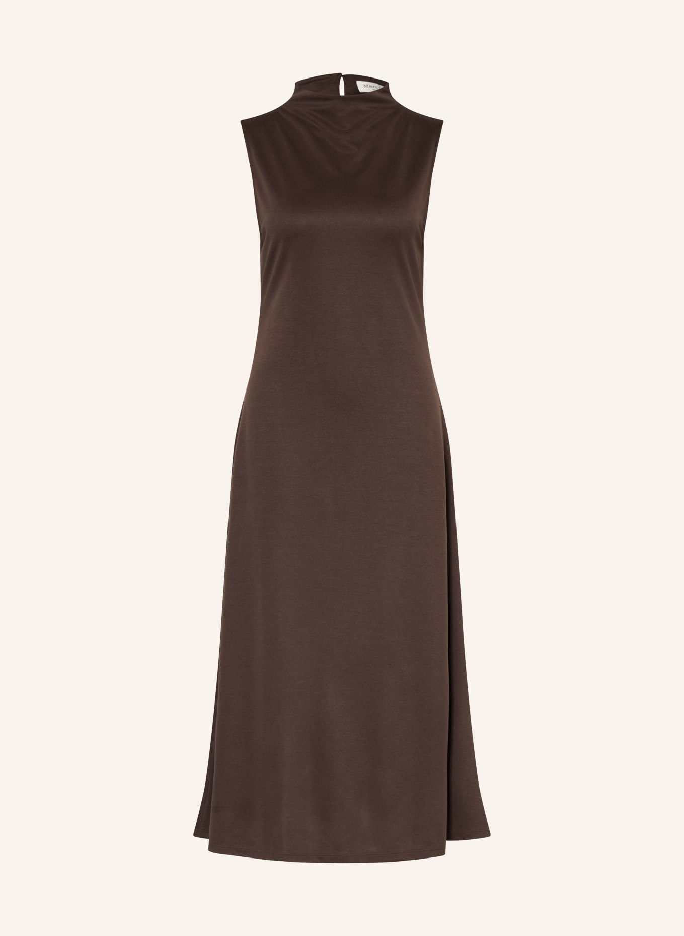 Marc O'Polo jersey dress: DARK BROWN