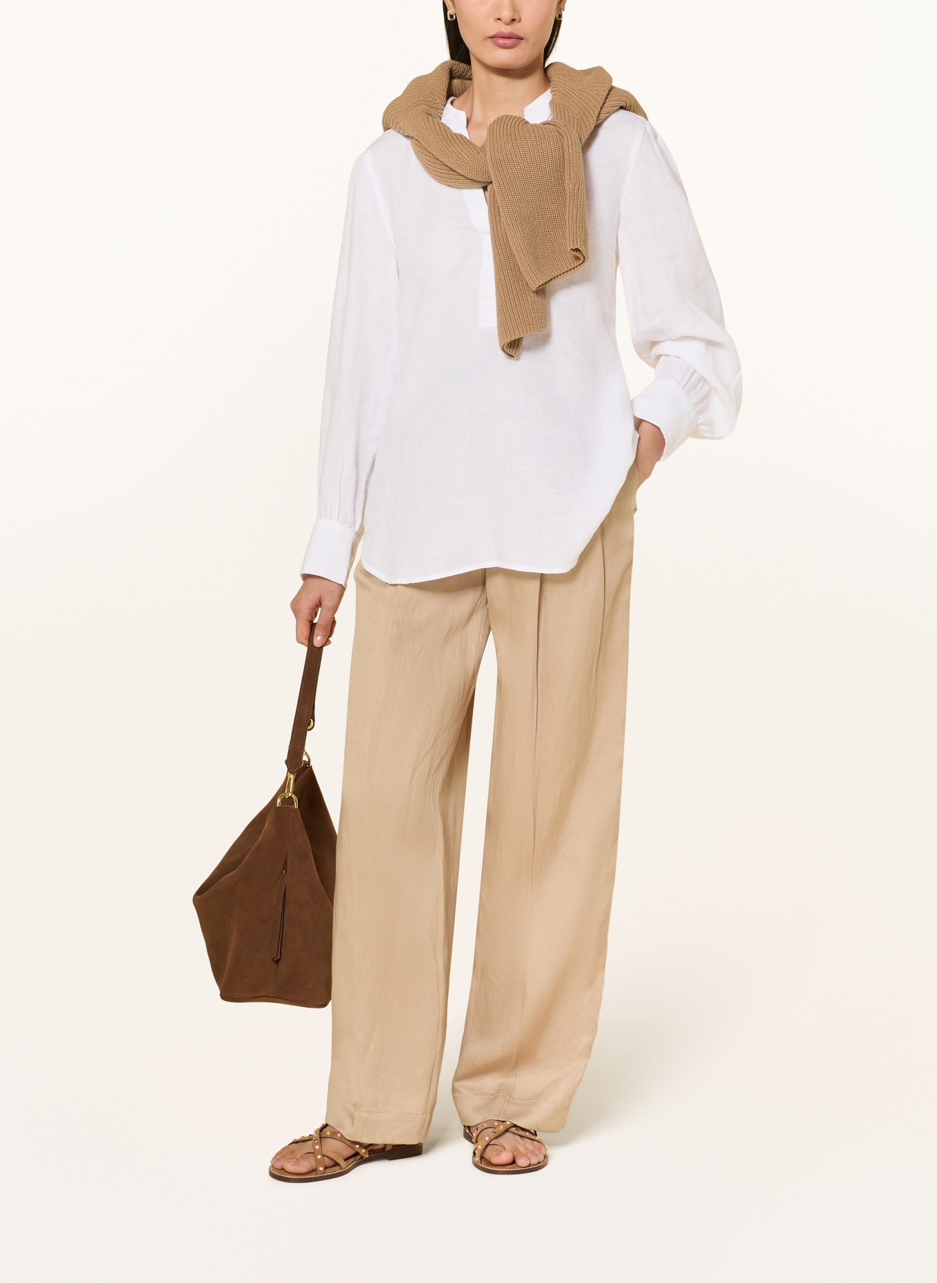 Marc O'Polo overhemdblouse: WIT