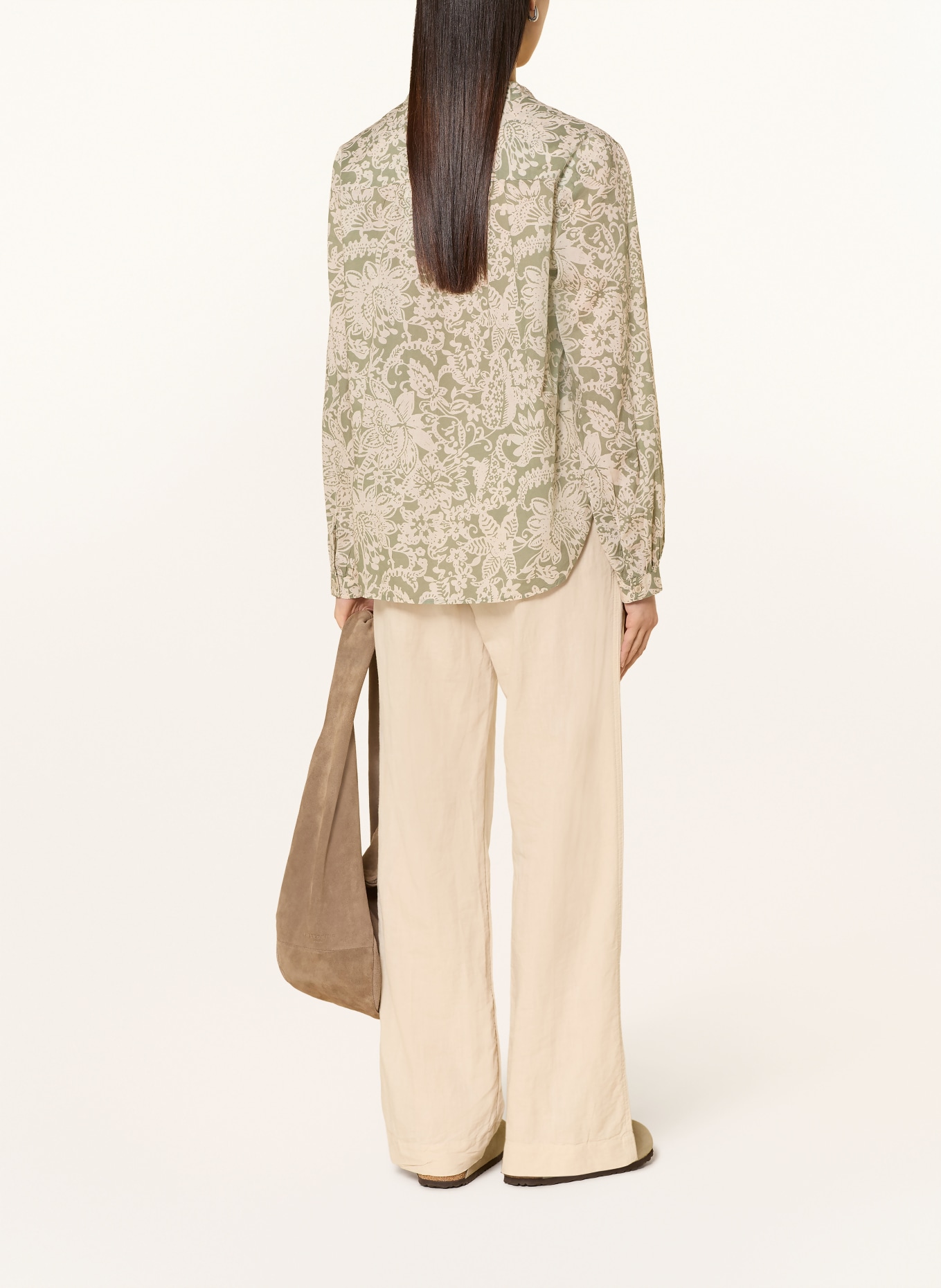 Marc O'Polo Blouse shirt: KHAKI / CREAM