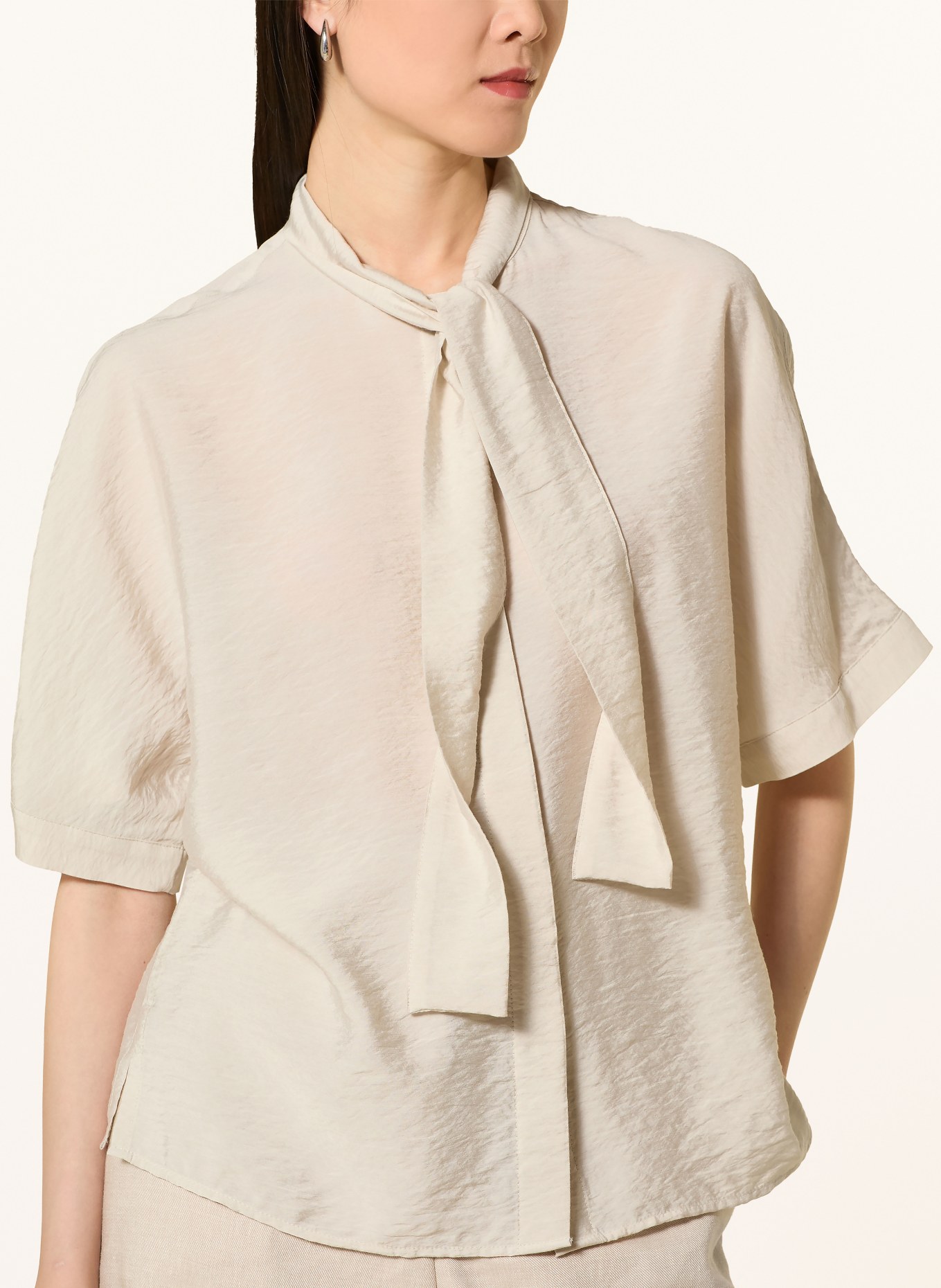 Marc O'Polo Strikblouse: CRÈME
