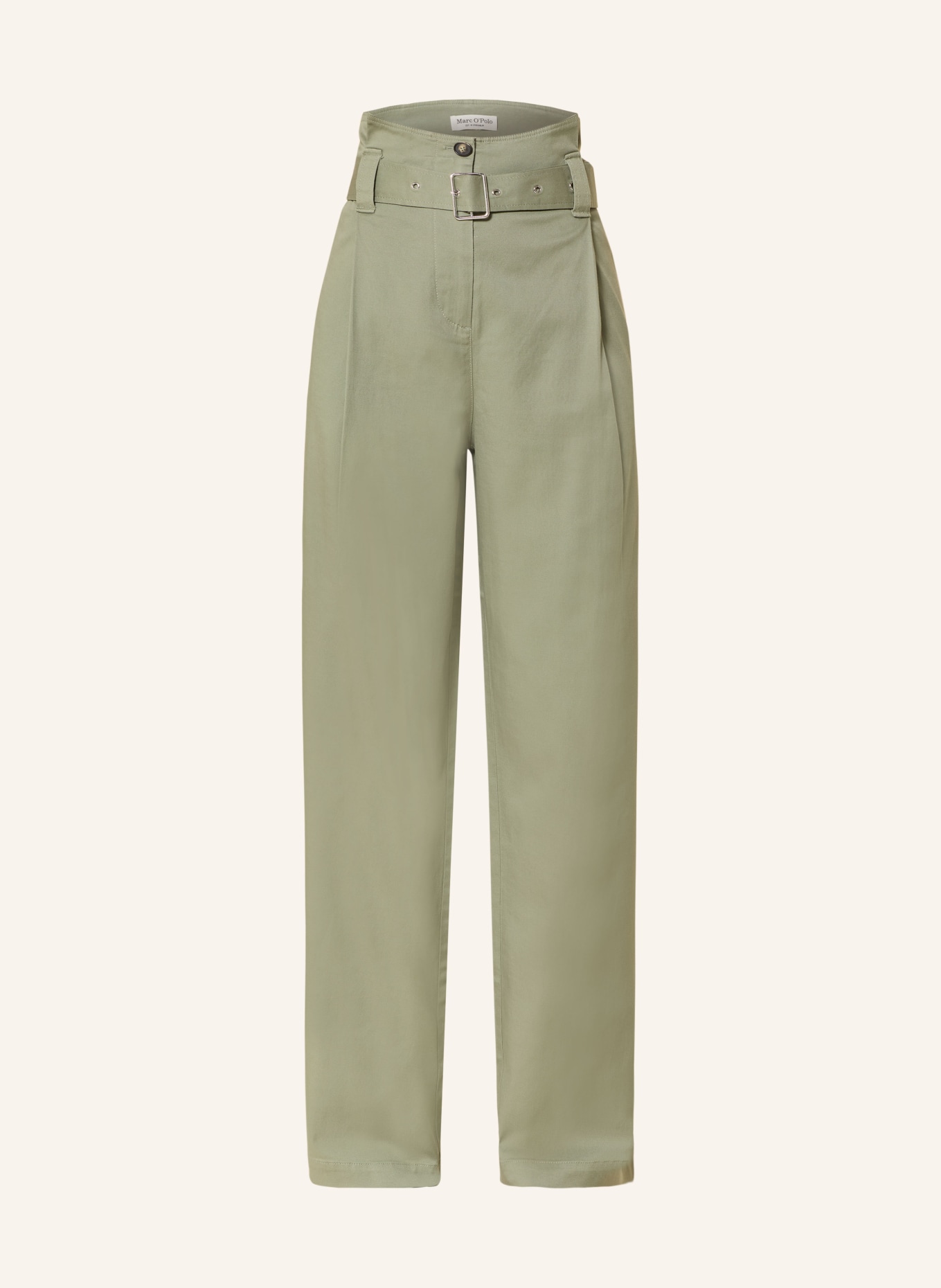 Marc O'Polo Pantalon paperbag: VERT CLAIR