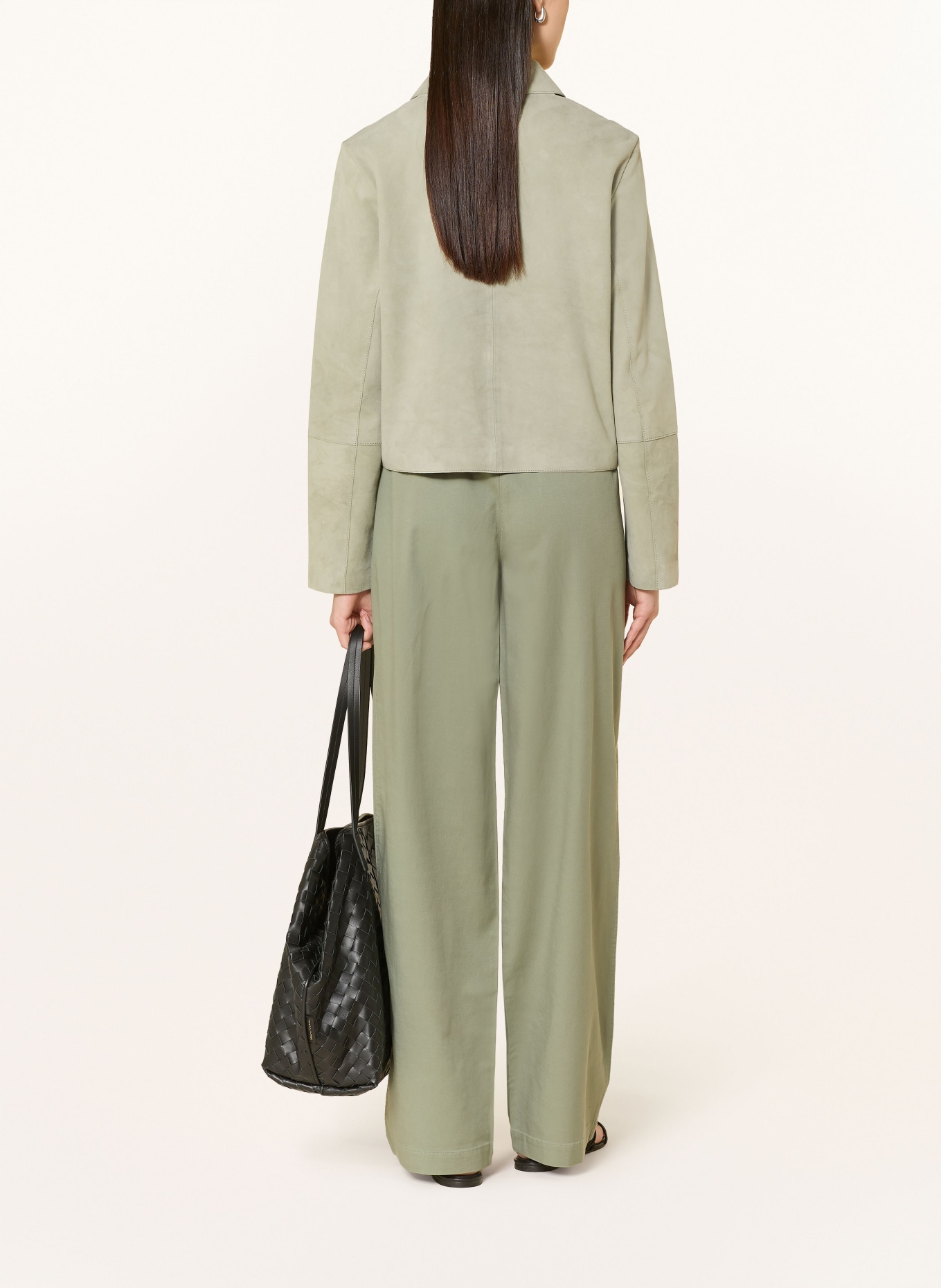 Marc O'Polo Pantalon paperbag: VERT CLAIR