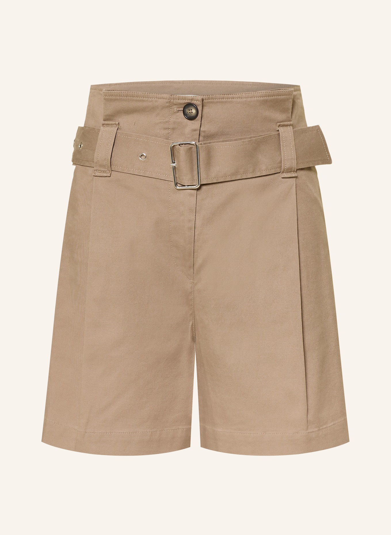 Marc O'Polo Paperbag-Shorts: BEIGE