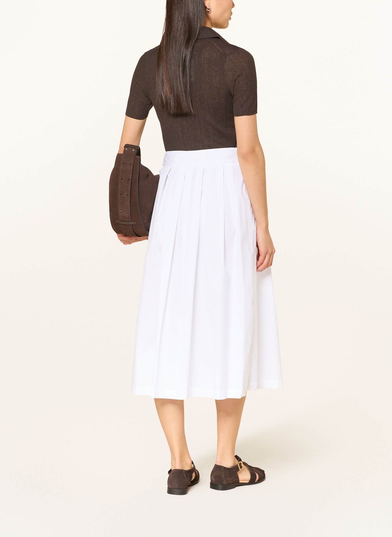 0039 ITALY Faltenrock KYLIE: WEISS