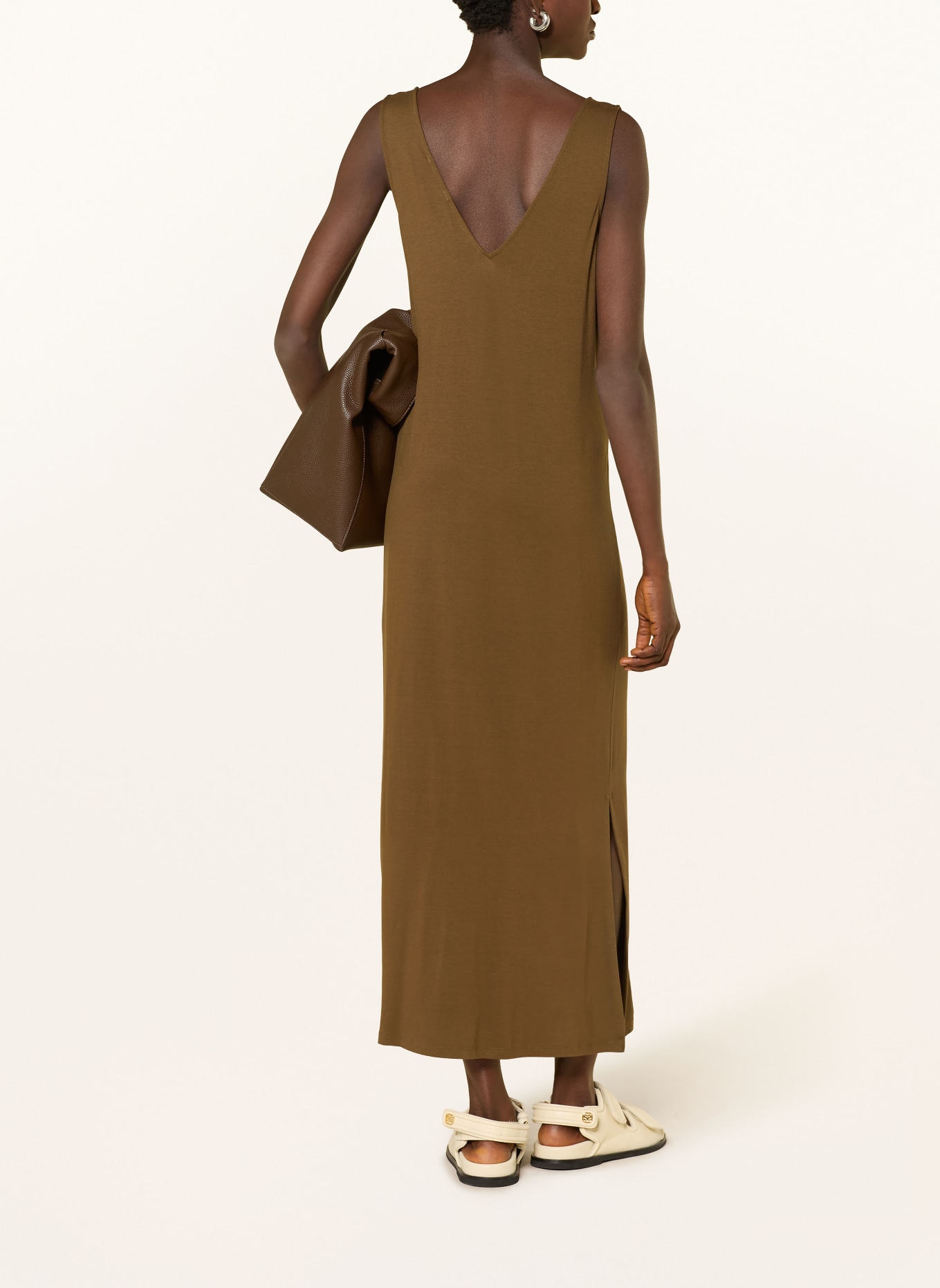 ARMEDANGELS robe en jersey: OLIVE