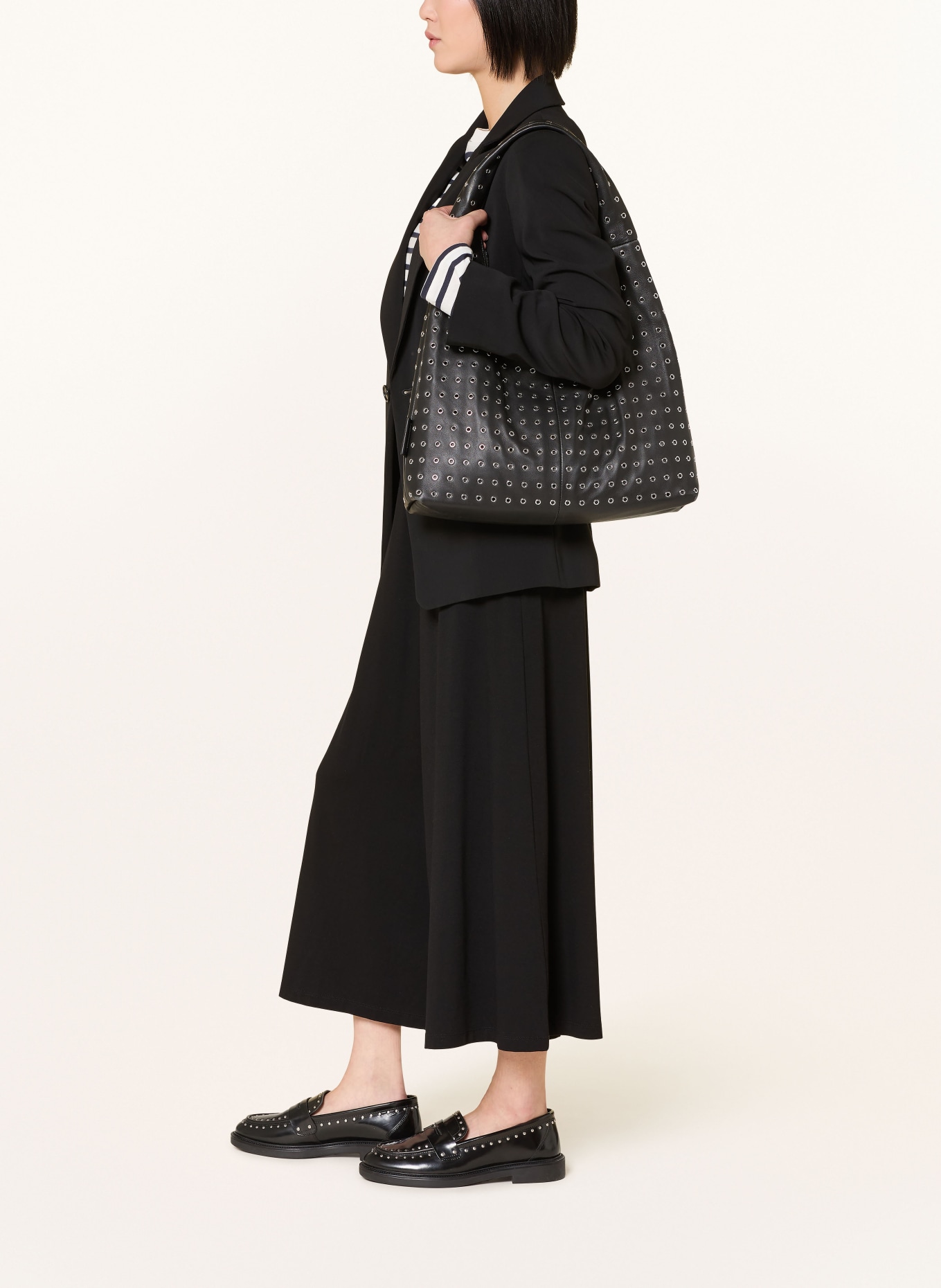 ARMEDANGELS 3/4-Jerseyhose: SCHWARZ