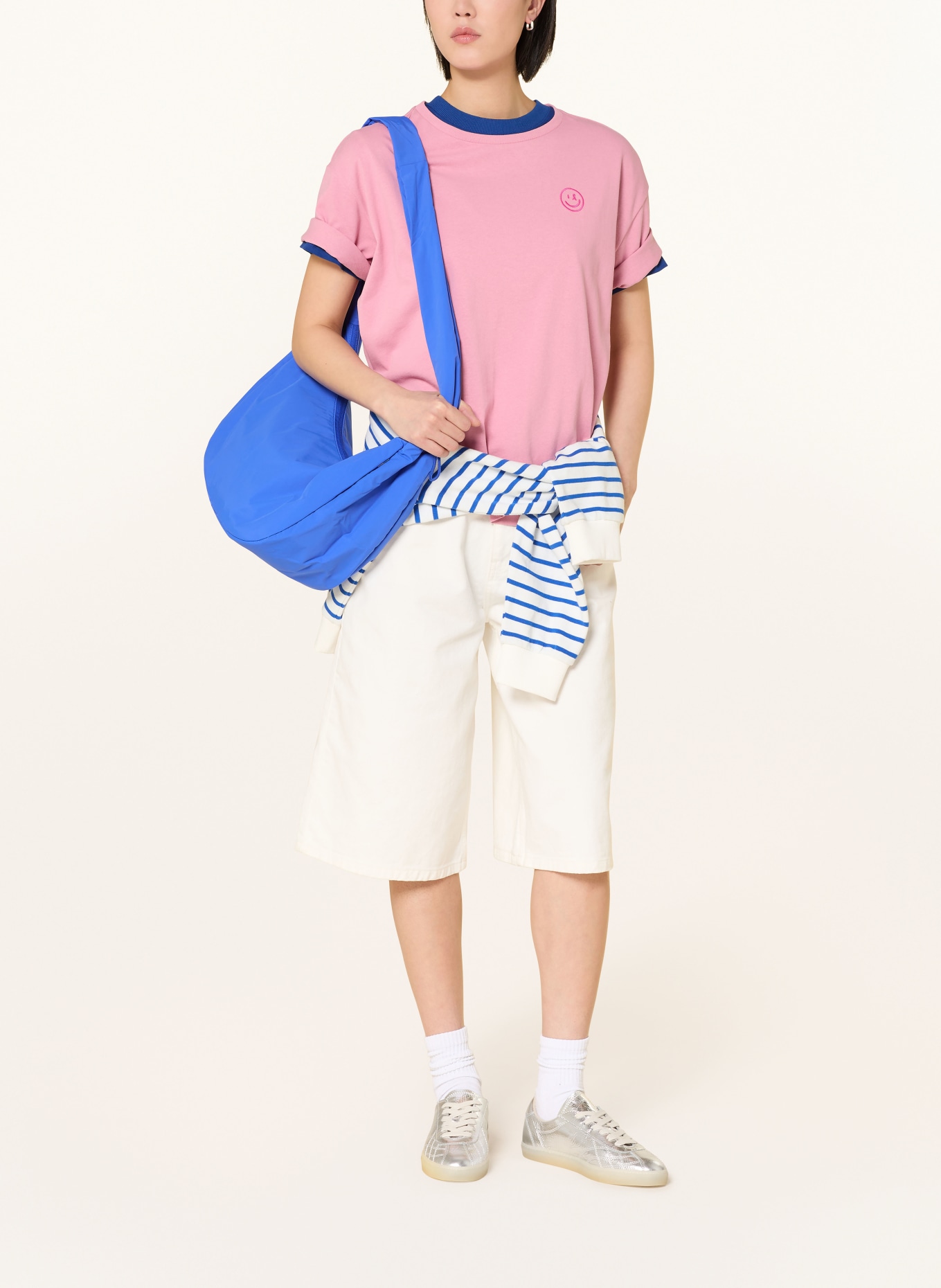 ARMEDANGELS Oversized shirt GIANAA DIFFERENCE: VIEUX ROSE / ROZE