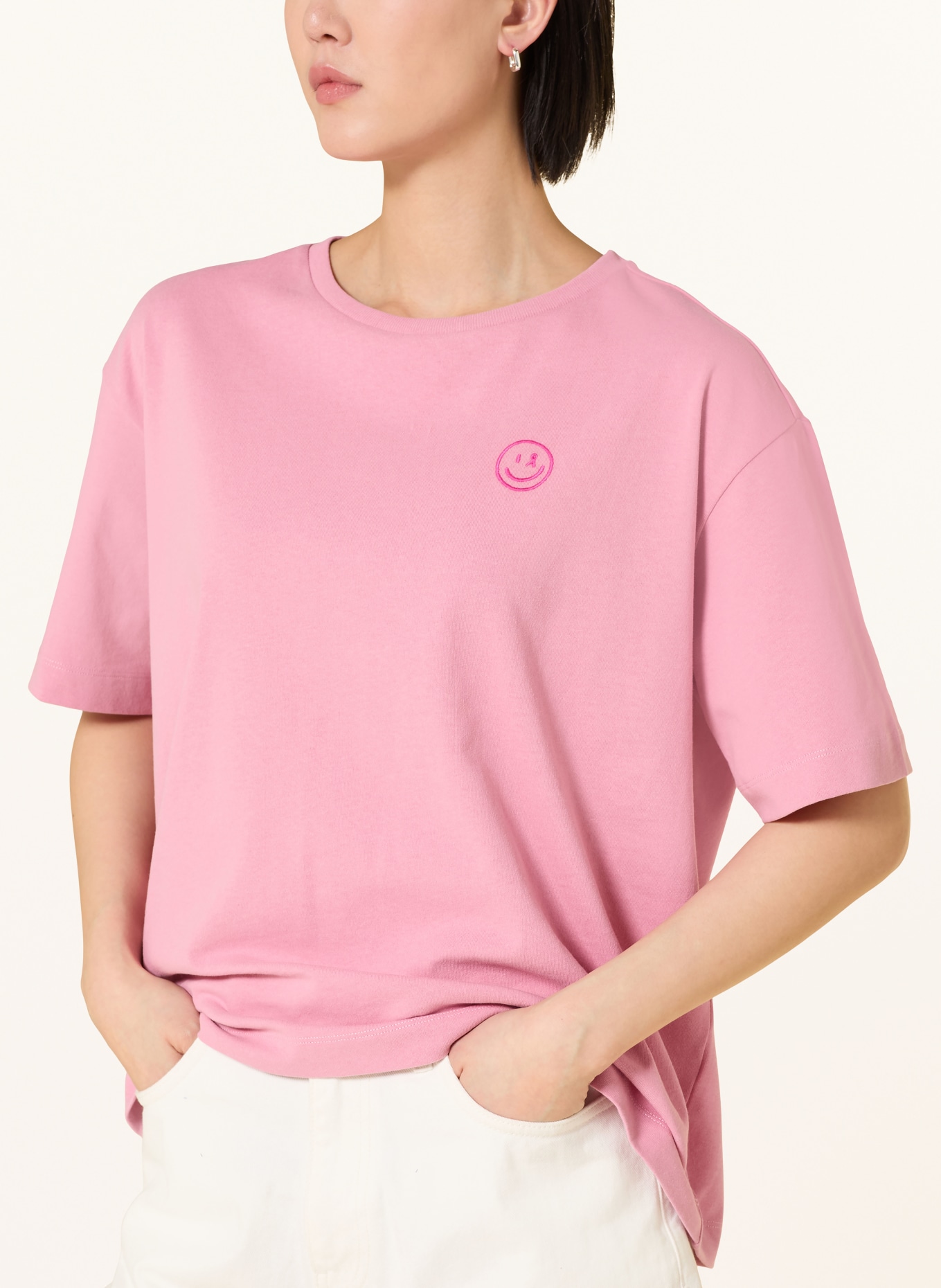 ARMEDANGELS Oversized shirt GIANAA DIFFERENCE: VIEUX ROSE / ROZE