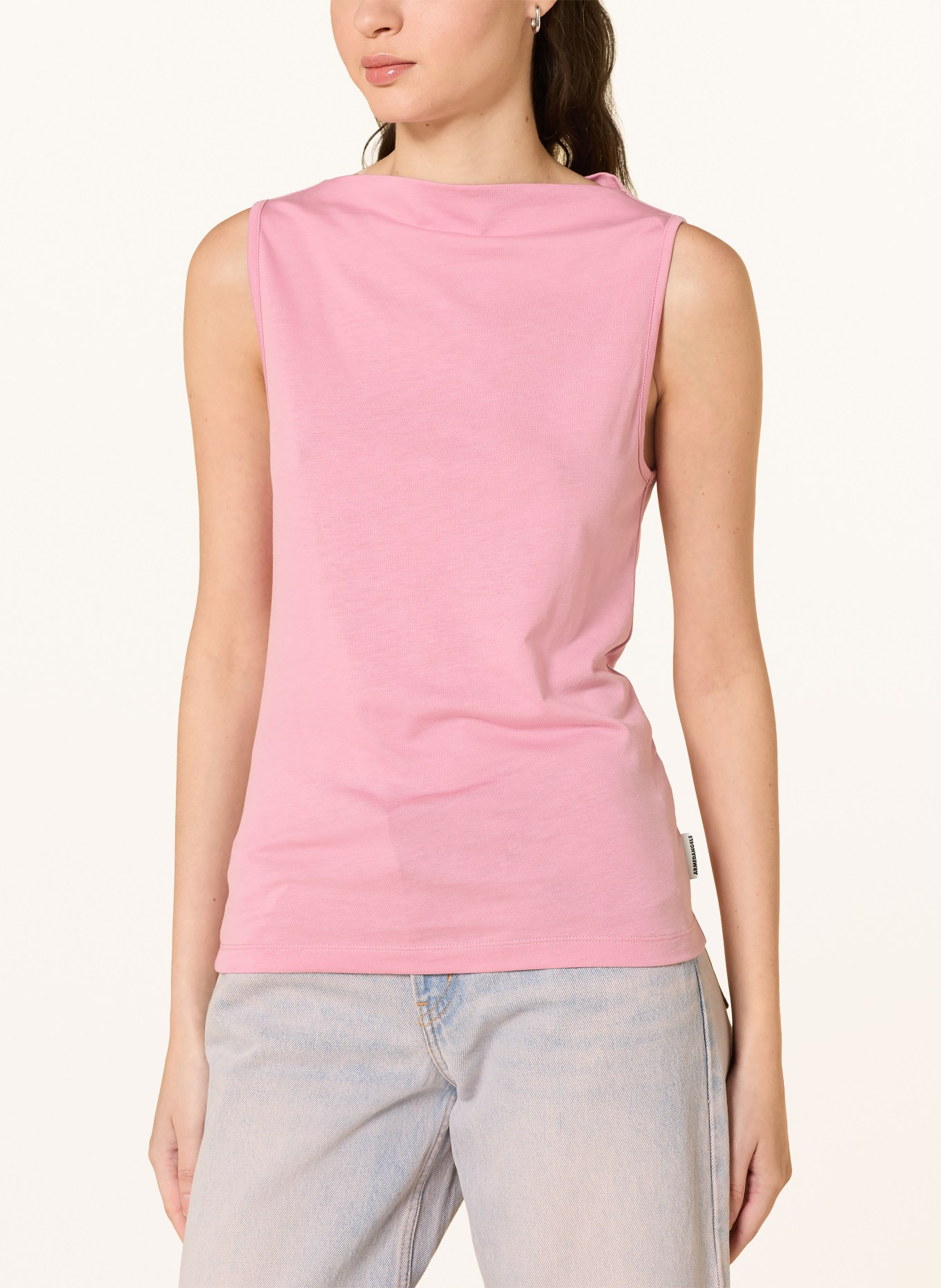 ARMEDANGELS Top LAMINIAA: VIEUX ROSE