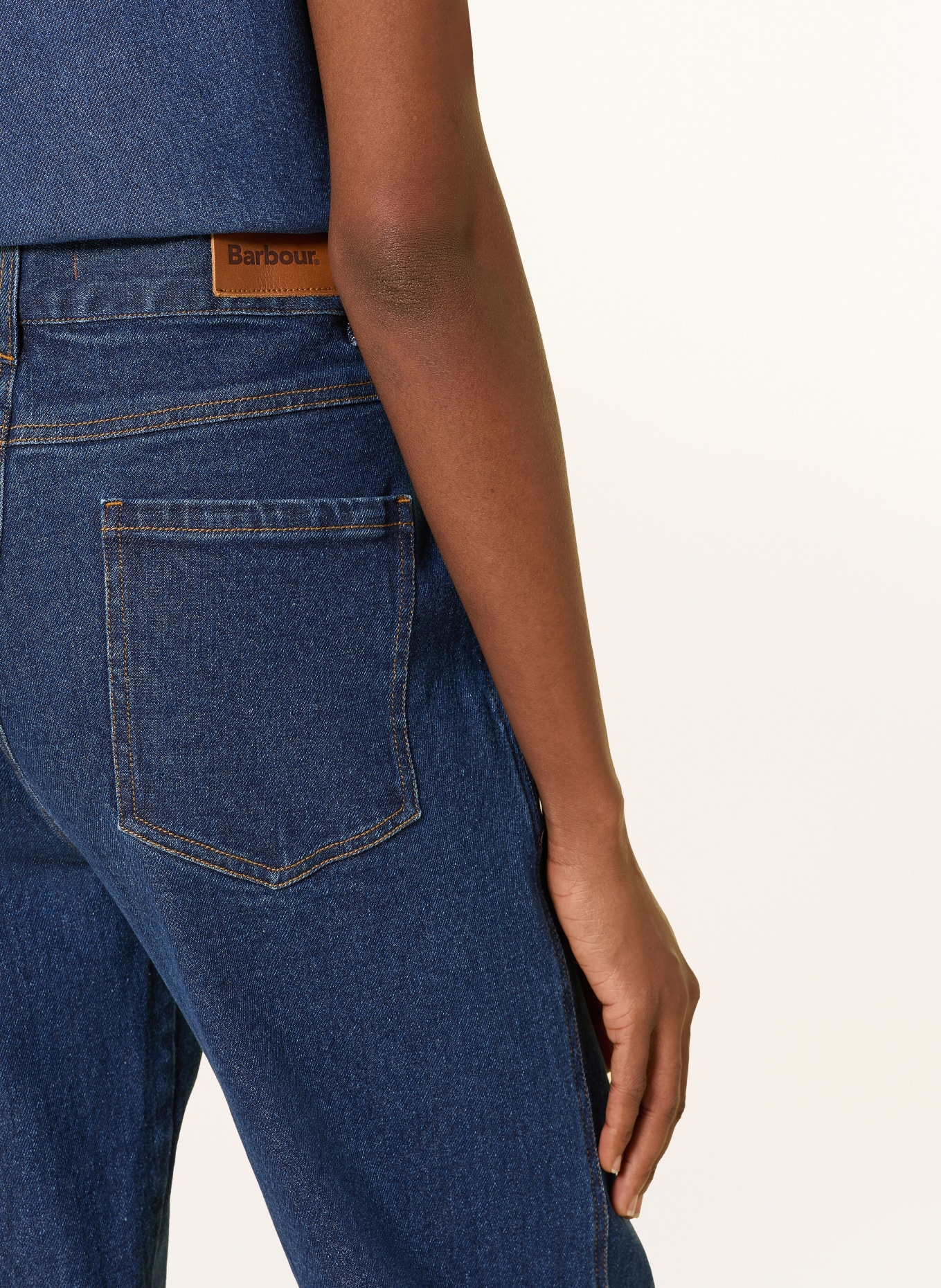 Barbour Wide-leg jeans: IN93 Dark Indigo