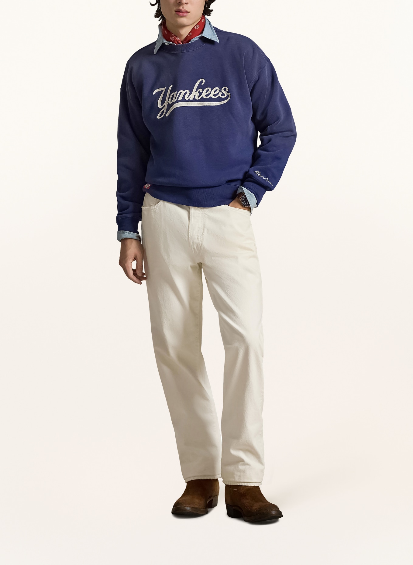 POLO RALPH LAUREN Sweatshirt: DUNKELBLAU