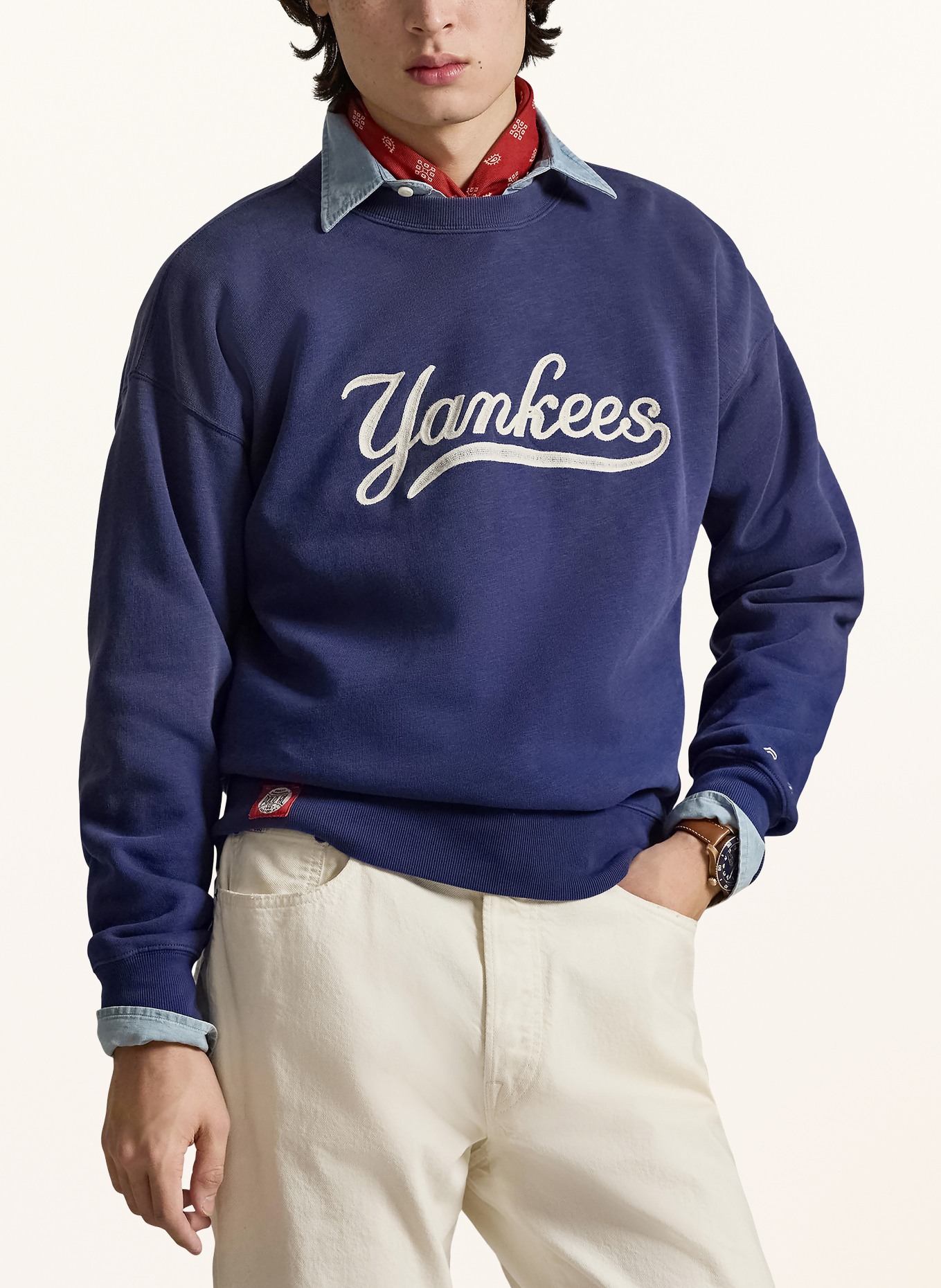 POLO RALPH LAUREN Sweatshirt: DUNKELBLAU