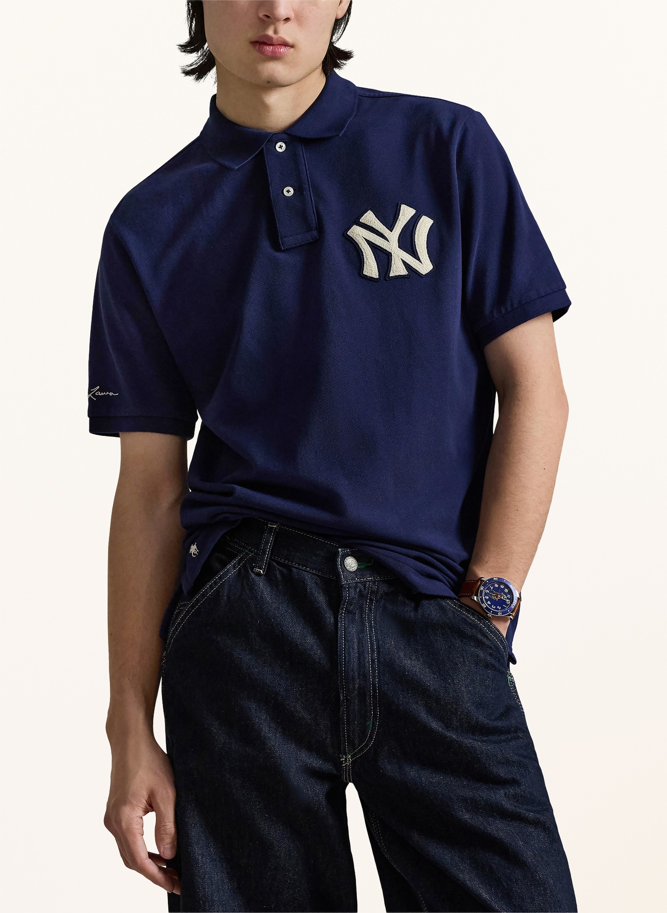 POLO RALPH LAUREN Piqué-Poloshirt Classic Fit: DUNKELBLAU