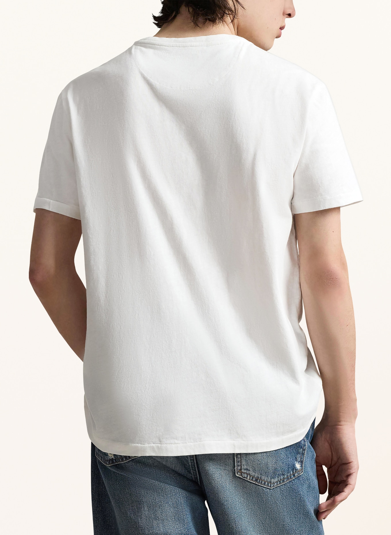 POLO RALPH LAUREN T-Shirt: WEISS / ROT / DUNKELBLAU