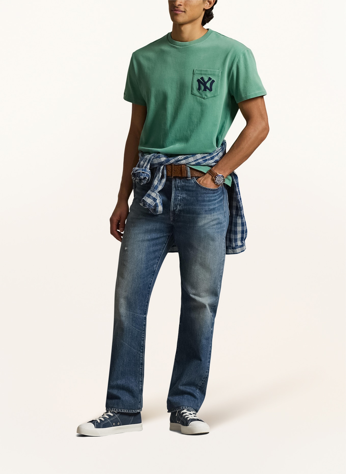 POLO RALPH LAUREN Tričko: ZELENÁ