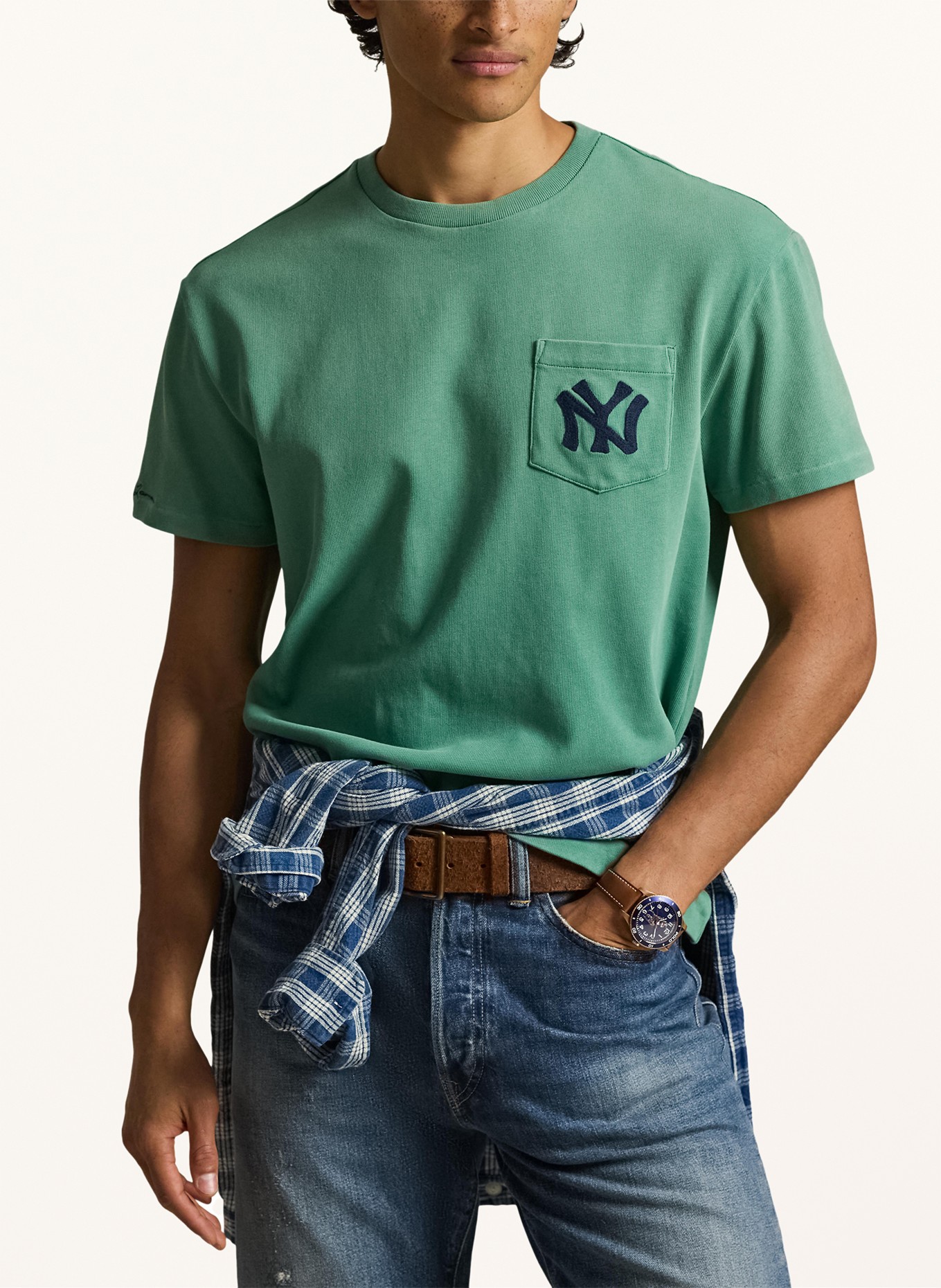 POLO RALPH LAUREN Tričko: ZELENÁ