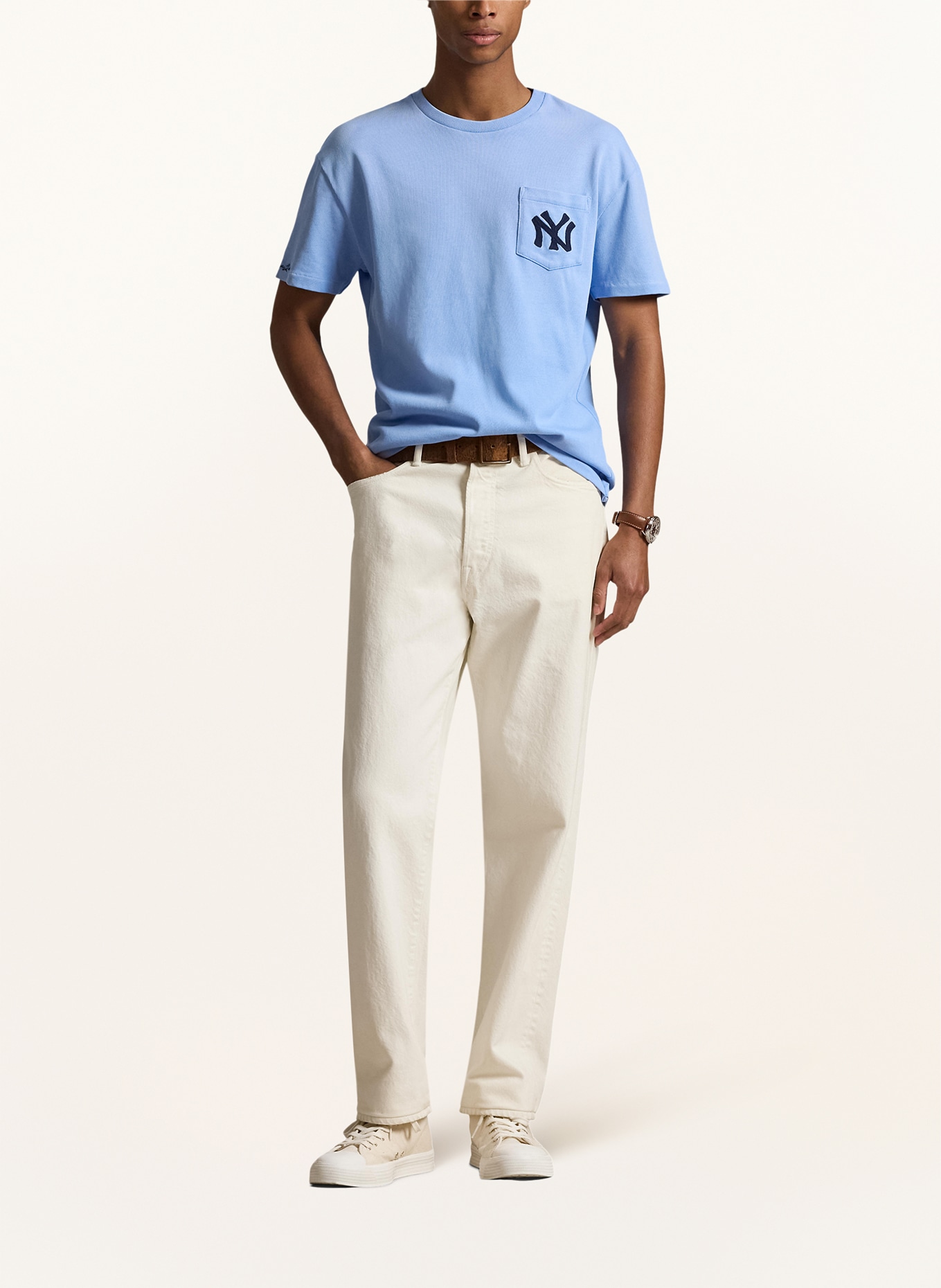 POLO RALPH LAUREN Tričko: TMAVĚ MODRÁ