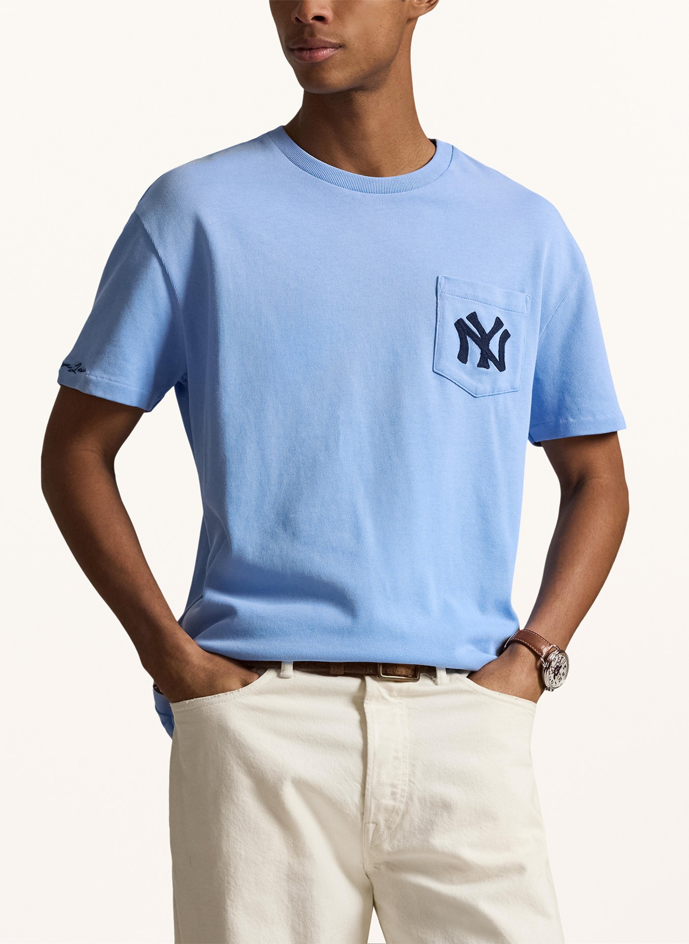 POLO RALPH LAUREN Tričko: TMAVĚ MODRÁ