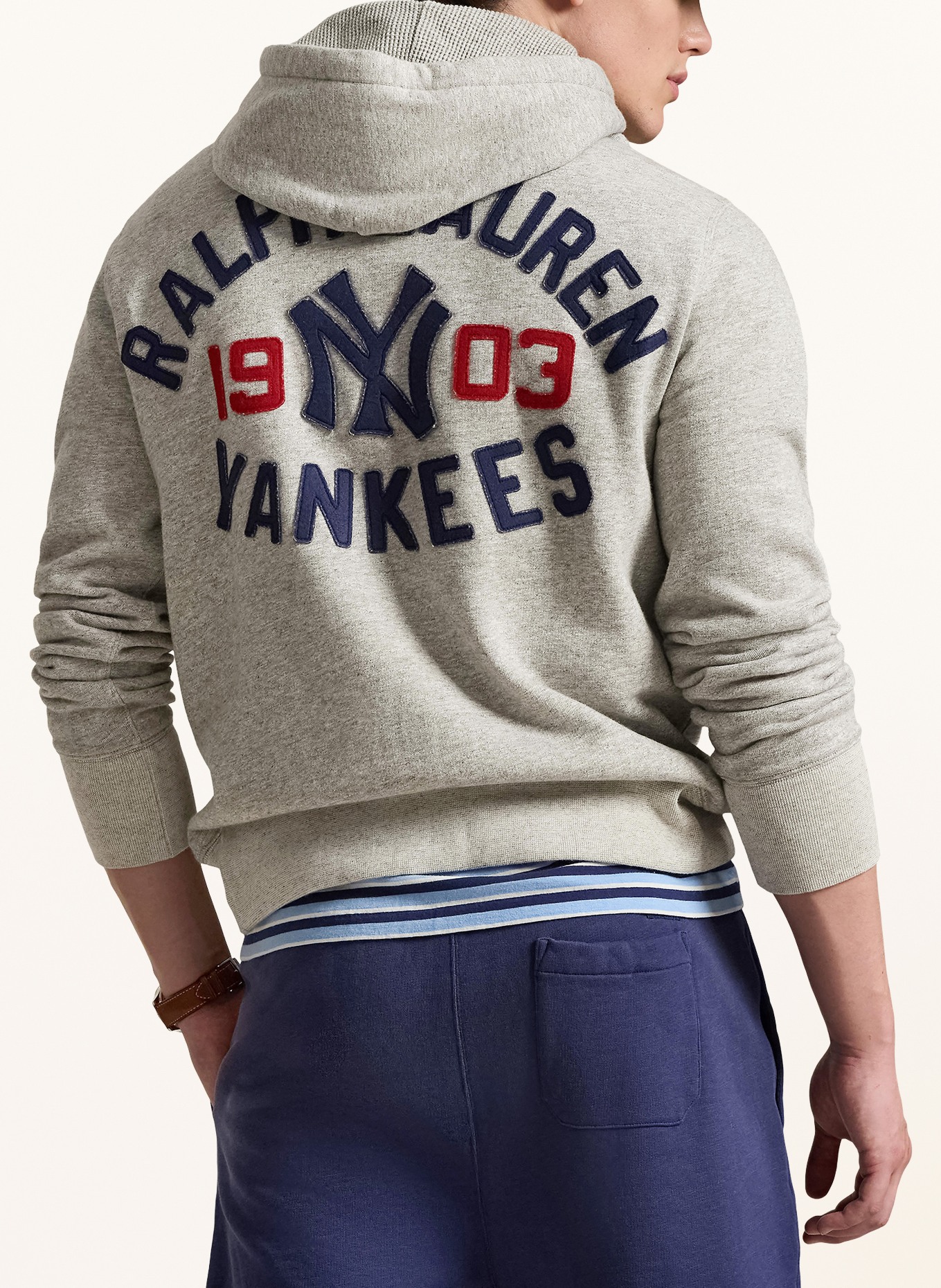 POLO RALPH LAUREN Hoodie: LICHTGRIJS