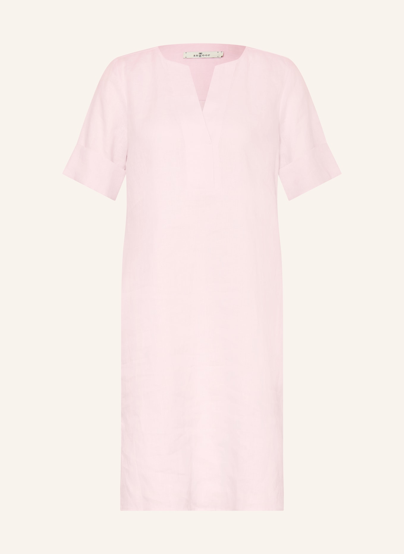 ANGOOR Leinenkleid EVELYN: HELLROSA