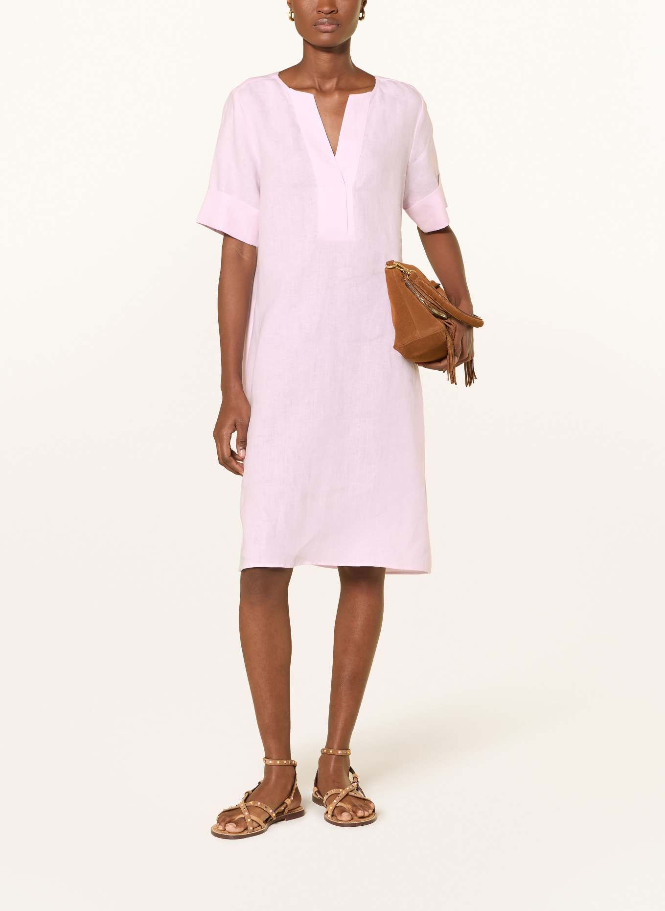 ANGOOR Leinenkleid EVELYN: HELLROSA