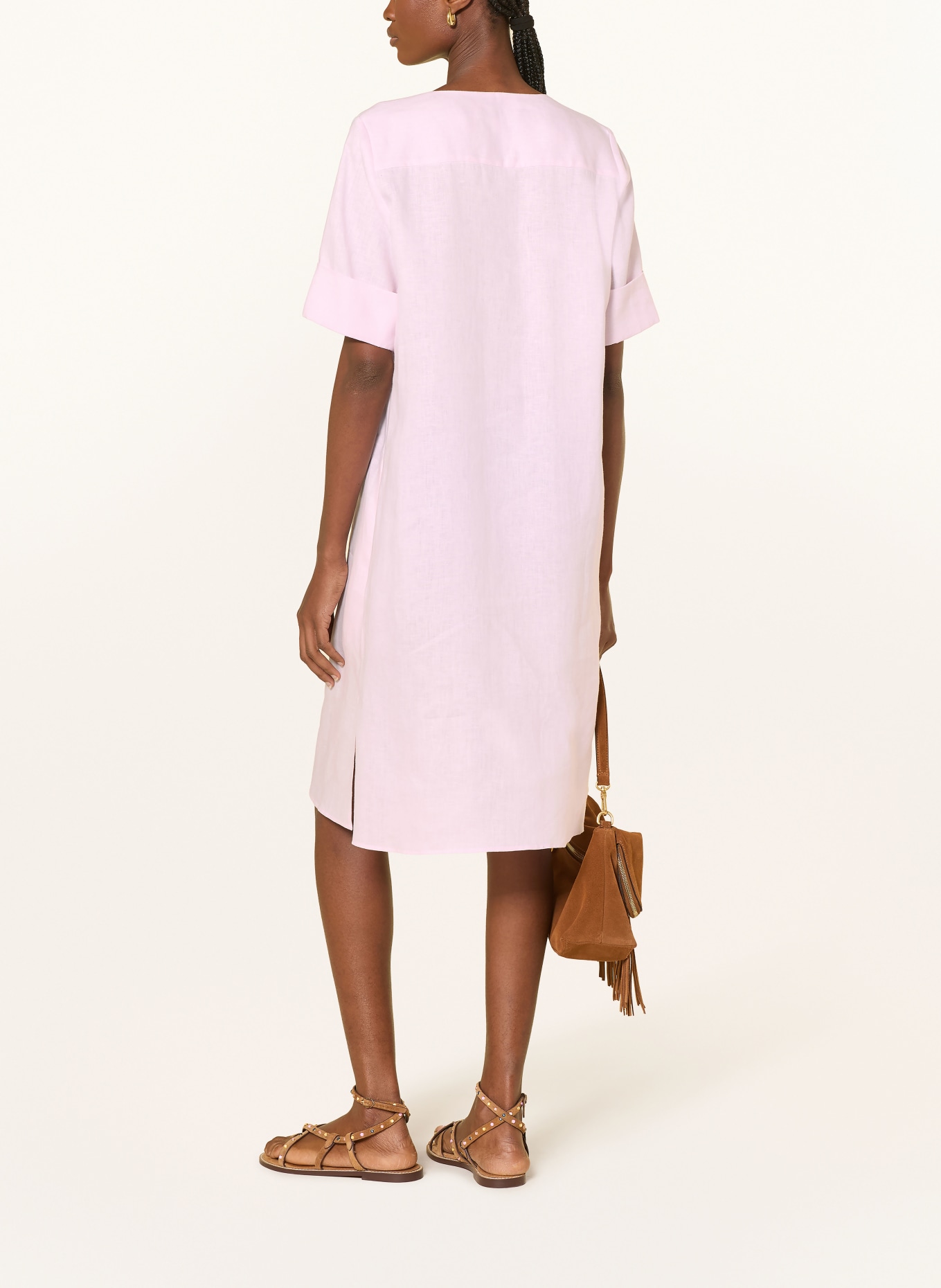 ANGOOR Leinenkleid EVELYN: HELLROSA