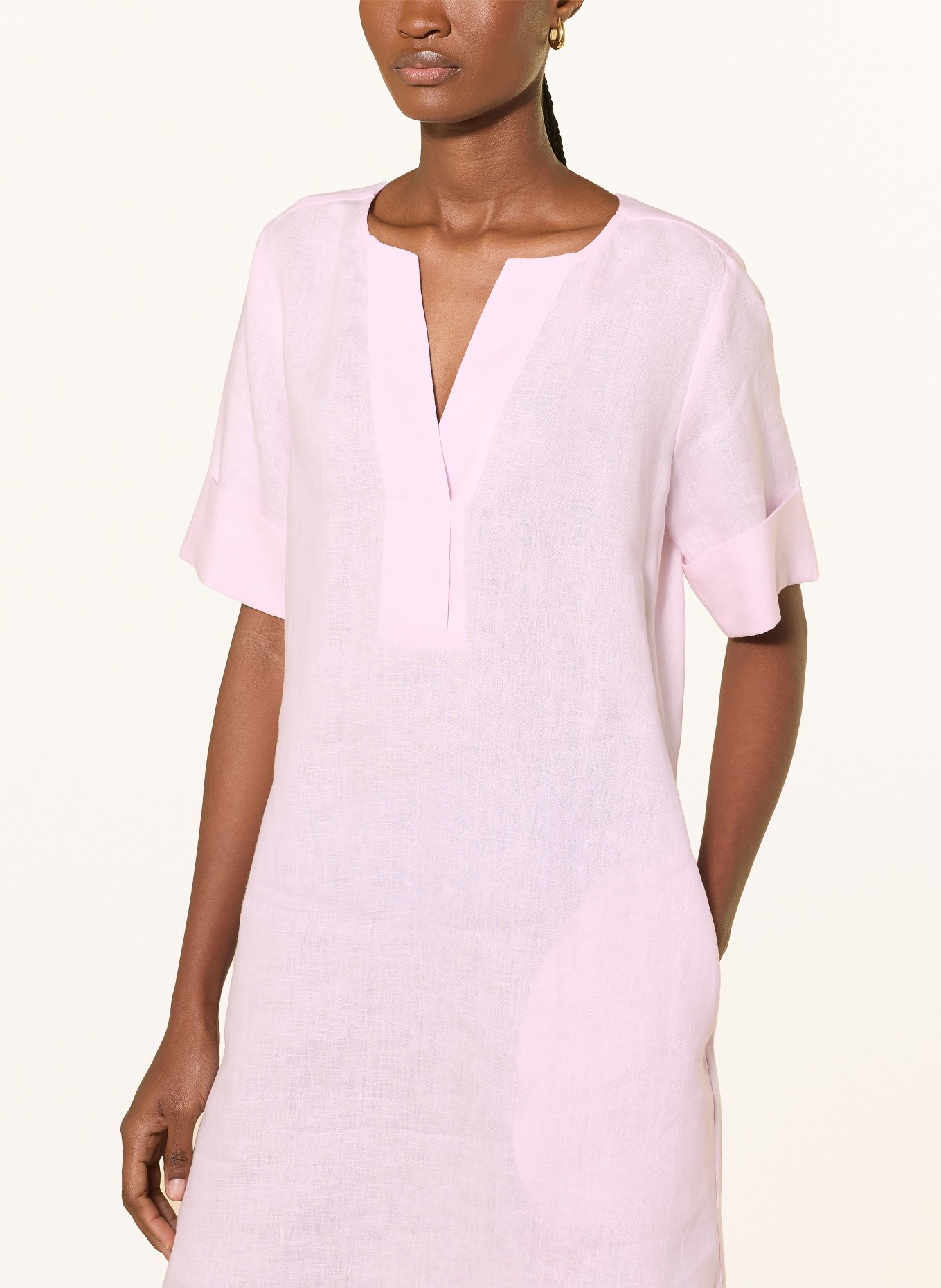 ANGOOR Leinenkleid EVELYN: HELLROSA