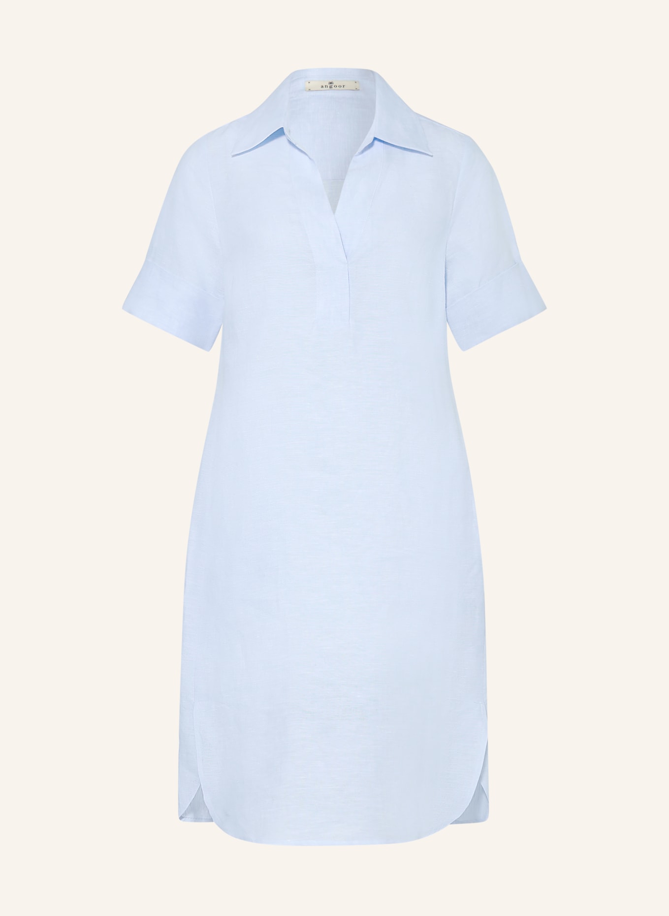 ANGOOR Linen Dress ESTHER: LIGHT BLUE