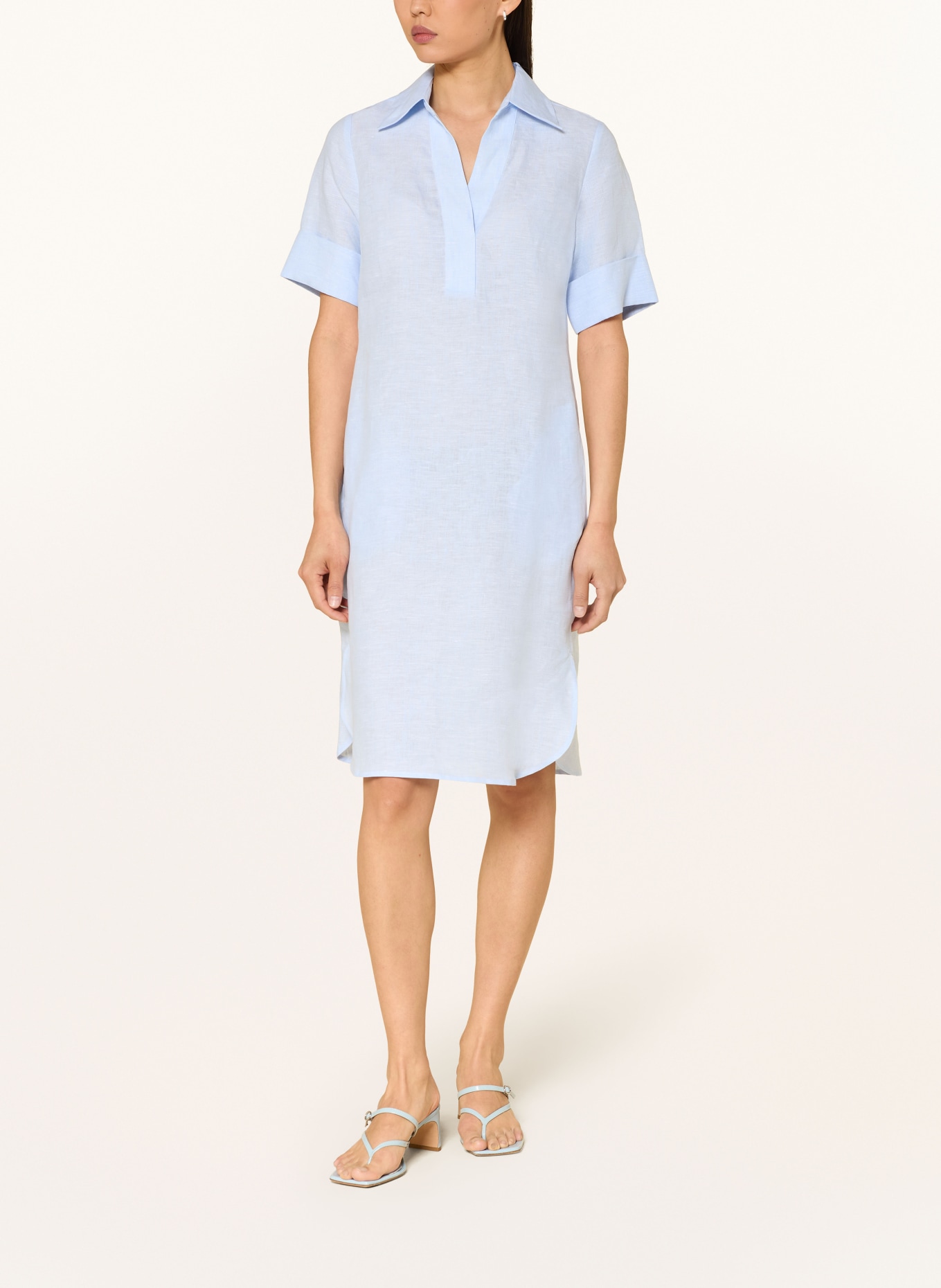 ANGOOR Linen Dress ESTHER: LIGHT BLUE