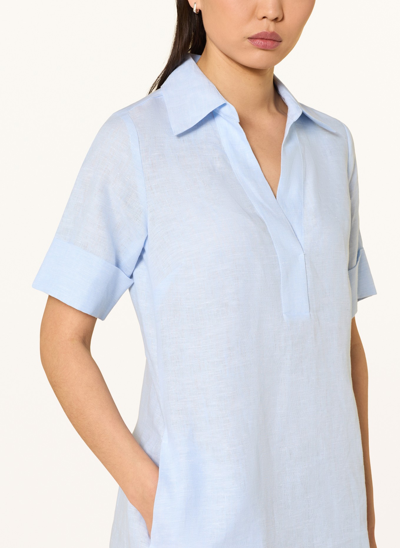 ANGOOR Linen Dress ESTHER: LIGHT BLUE