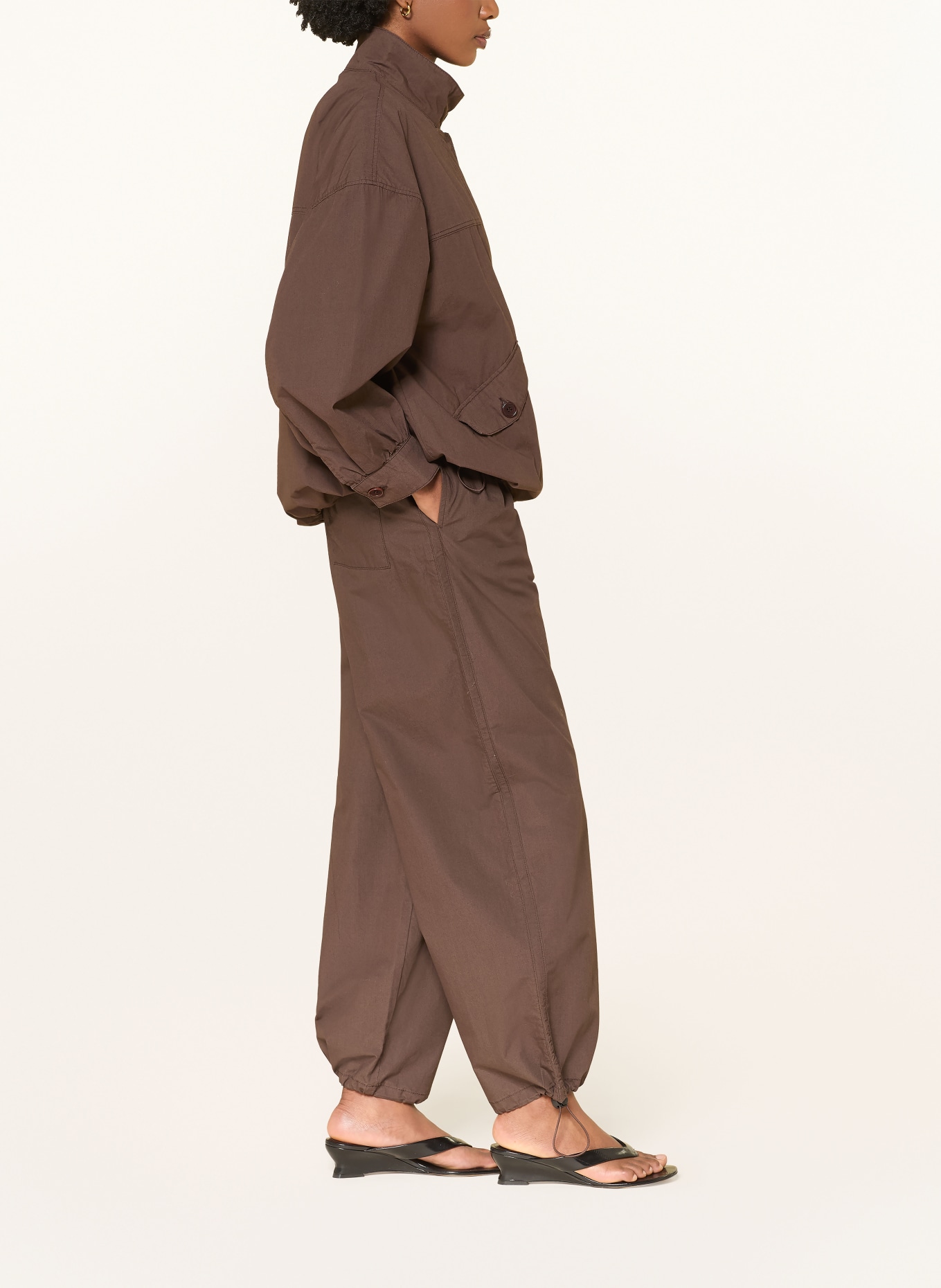 BAUM UND PFERDGARTEN NAZAN pants: BROWN