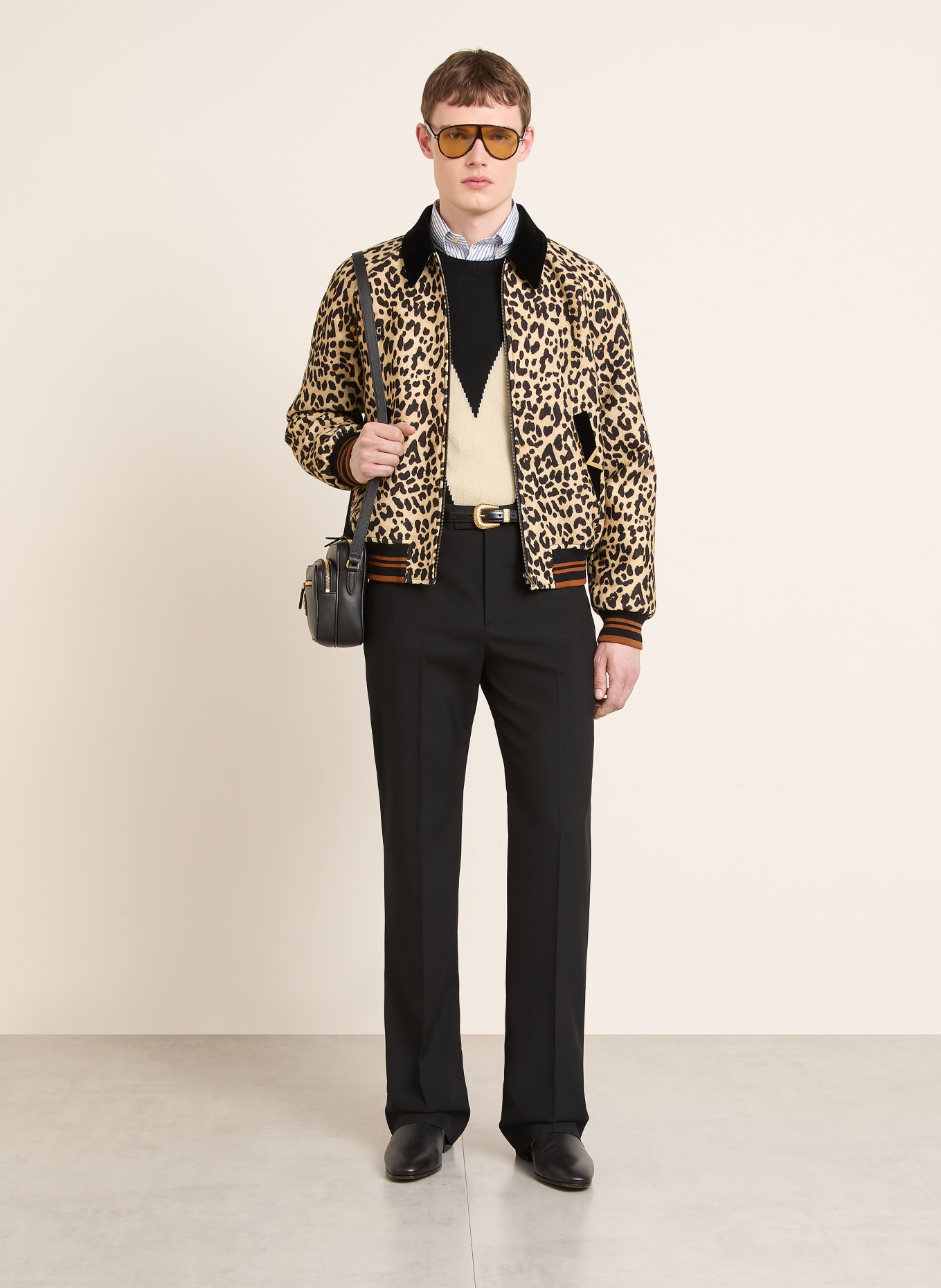 VALENTINO Pantalon coupe classique: NOIR