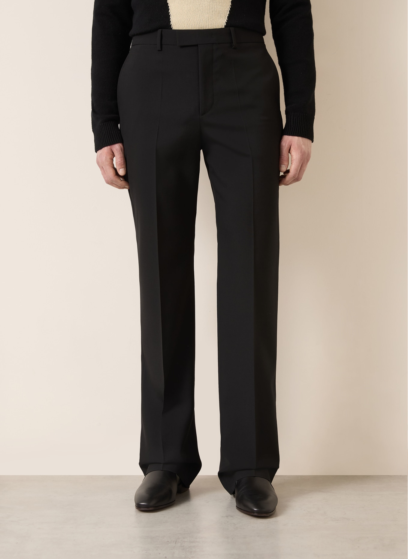VALENTINO Pantalon coupe classique: NOIR