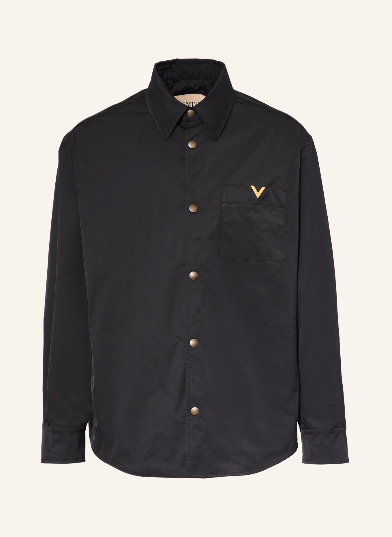 VALENTINO Overjacket VGOLD: SCHWARZ