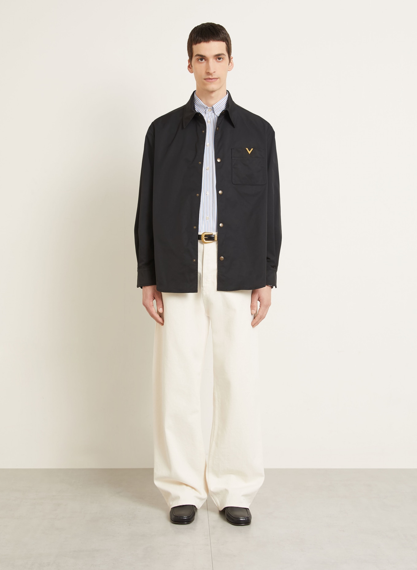 VALENTINO Overjacket VGOLD: SCHWARZ