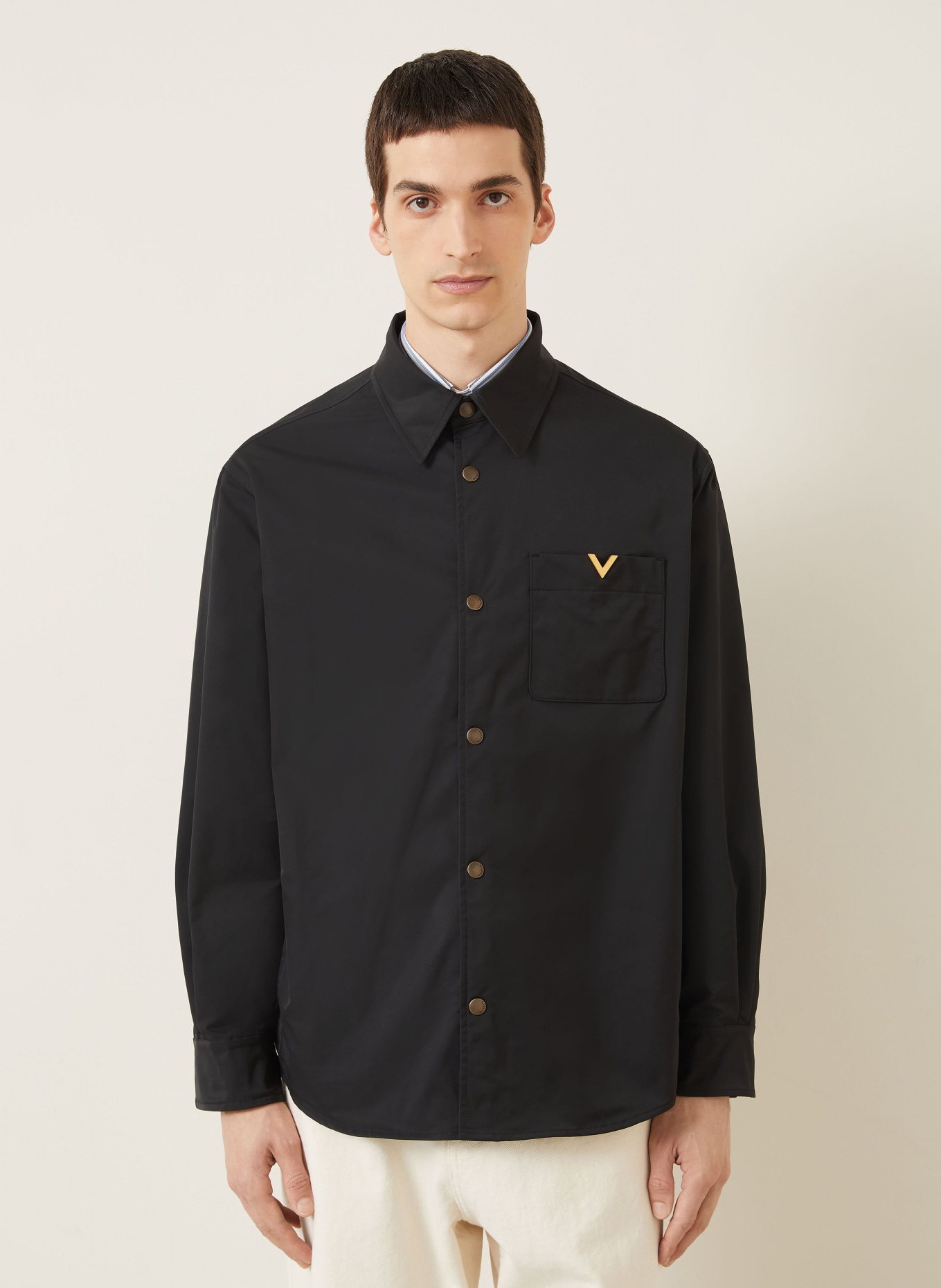 VALENTINO Overjacket VGOLD: SCHWARZ