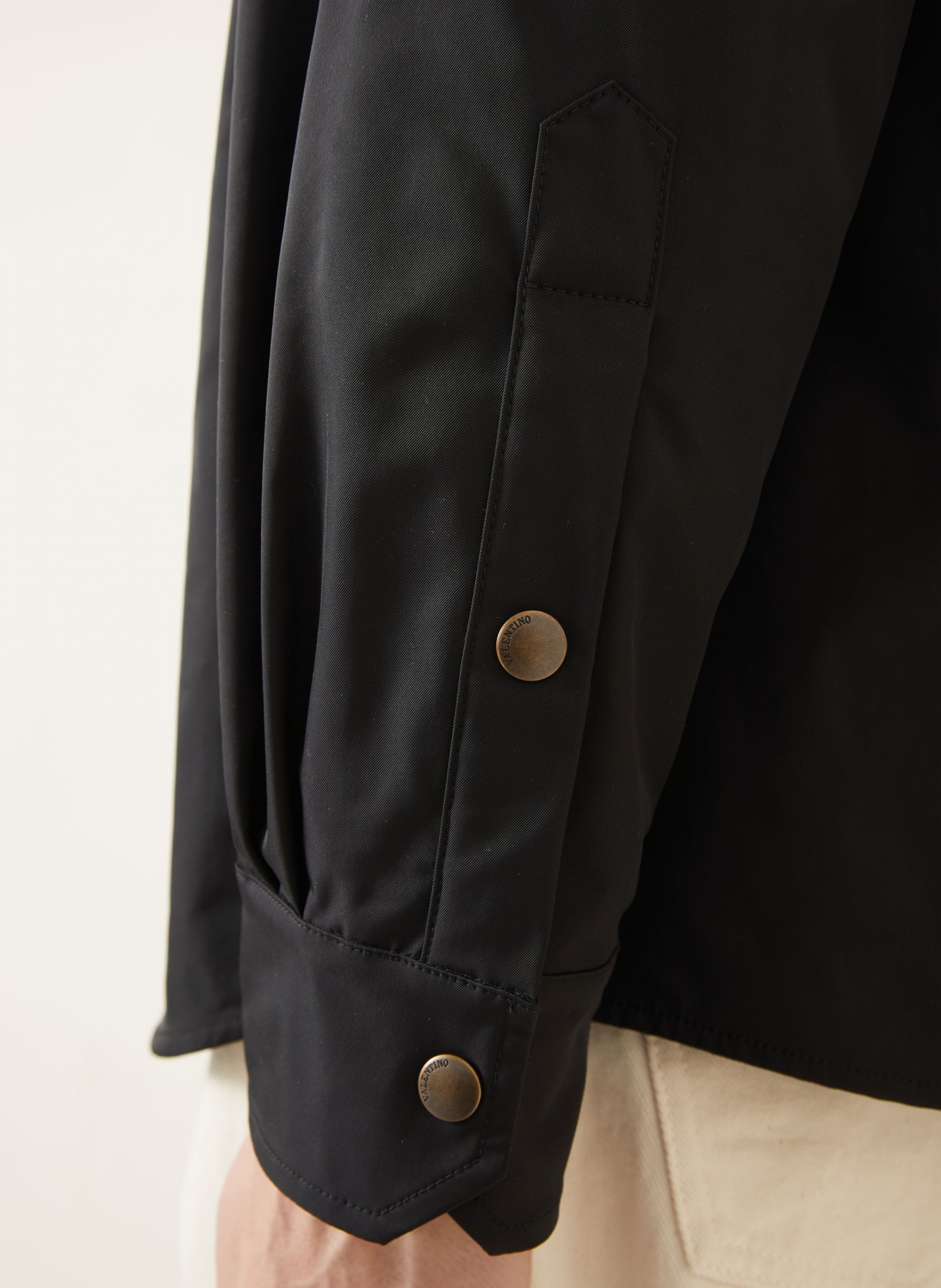 VALENTINO Overjacket VGOLD: SCHWARZ