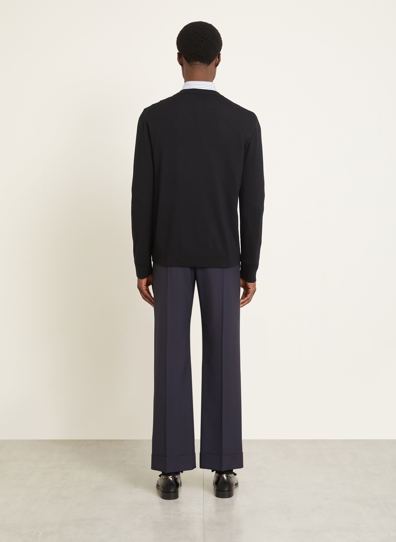 VALENTINO sweater: BLACK / WHITE